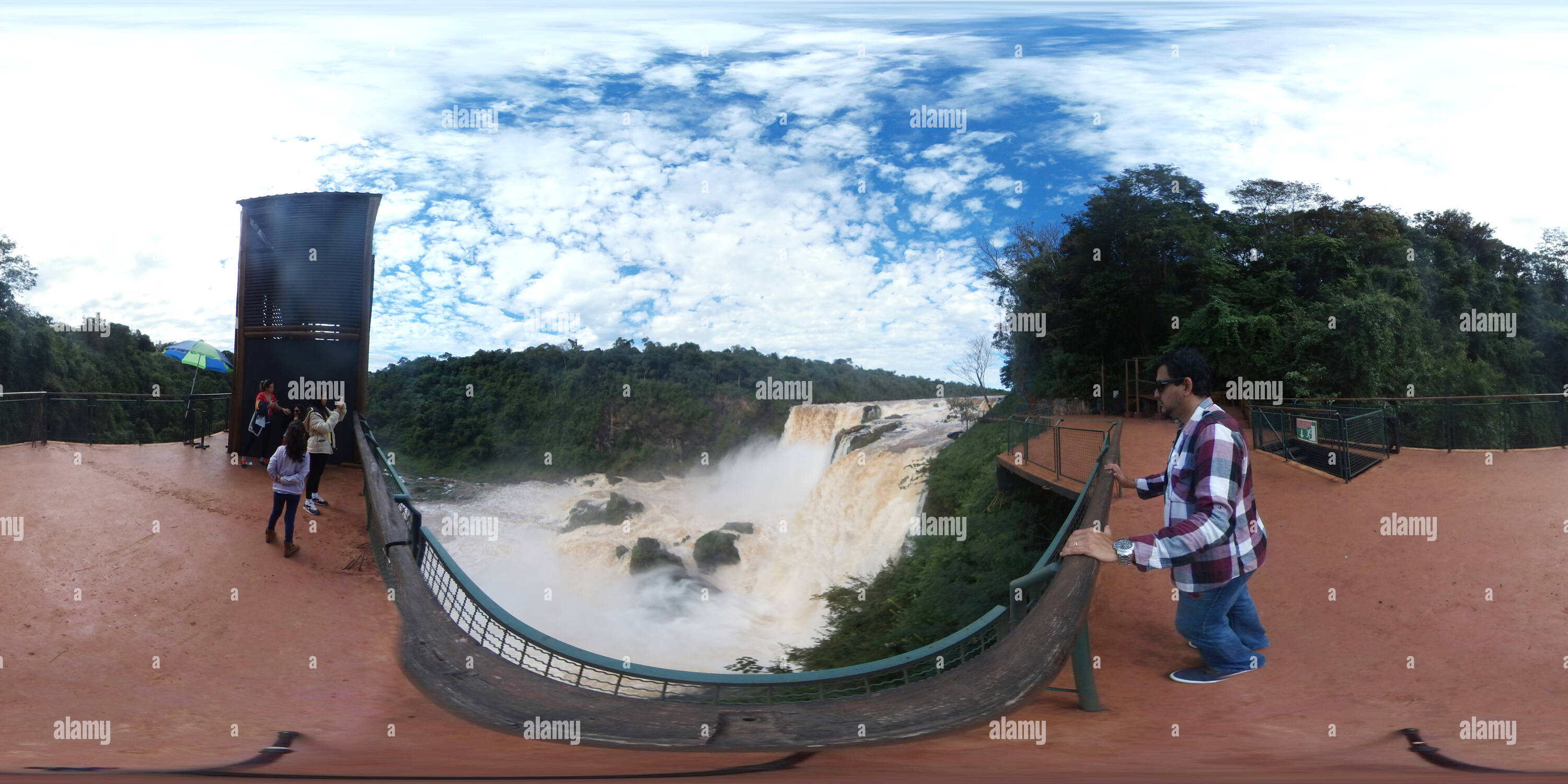 360° view of Monday Falls Superior View Point - Alamy