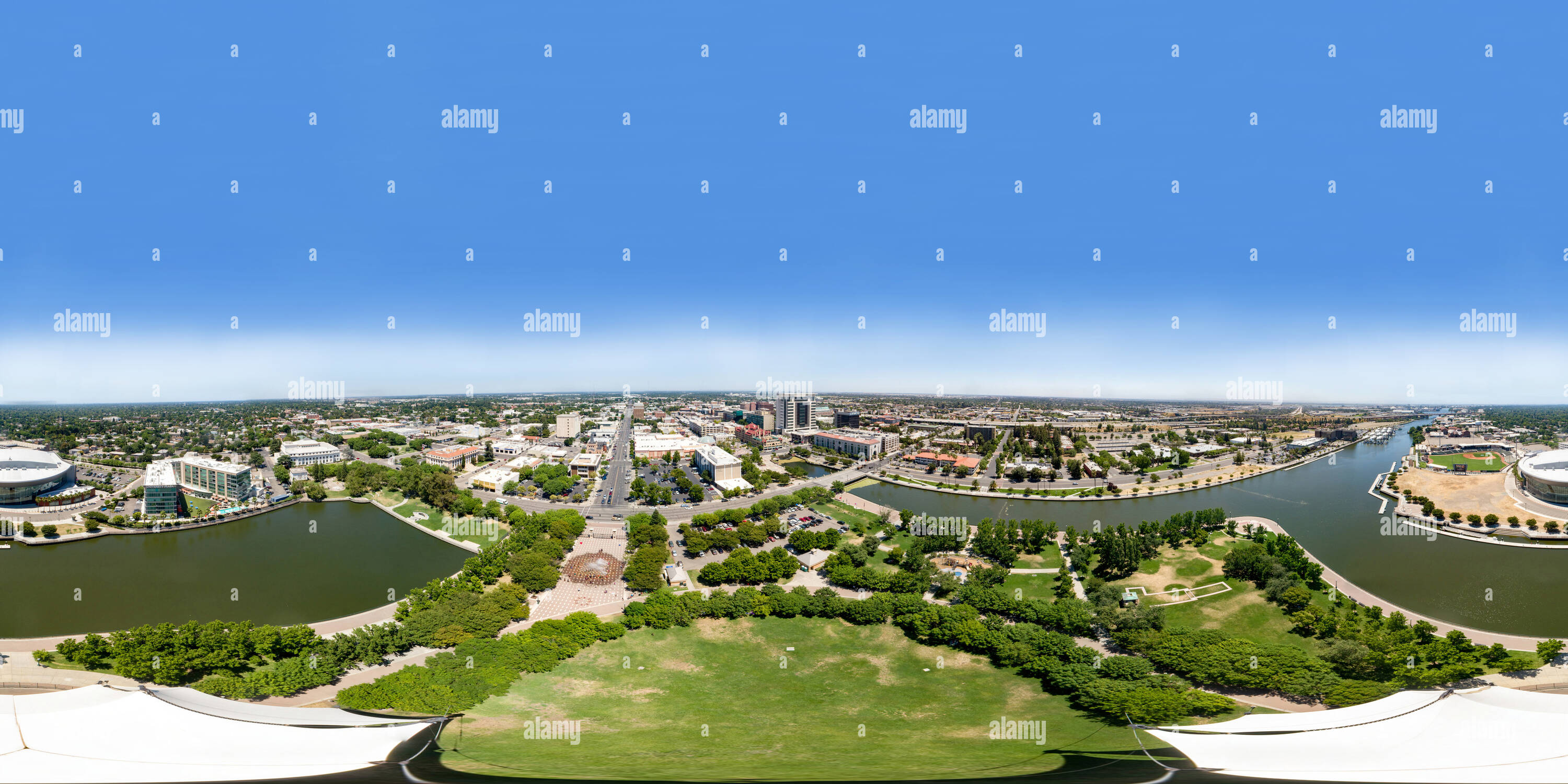 360° view of Weber Point Events Center, Stockton, CA - Alamy