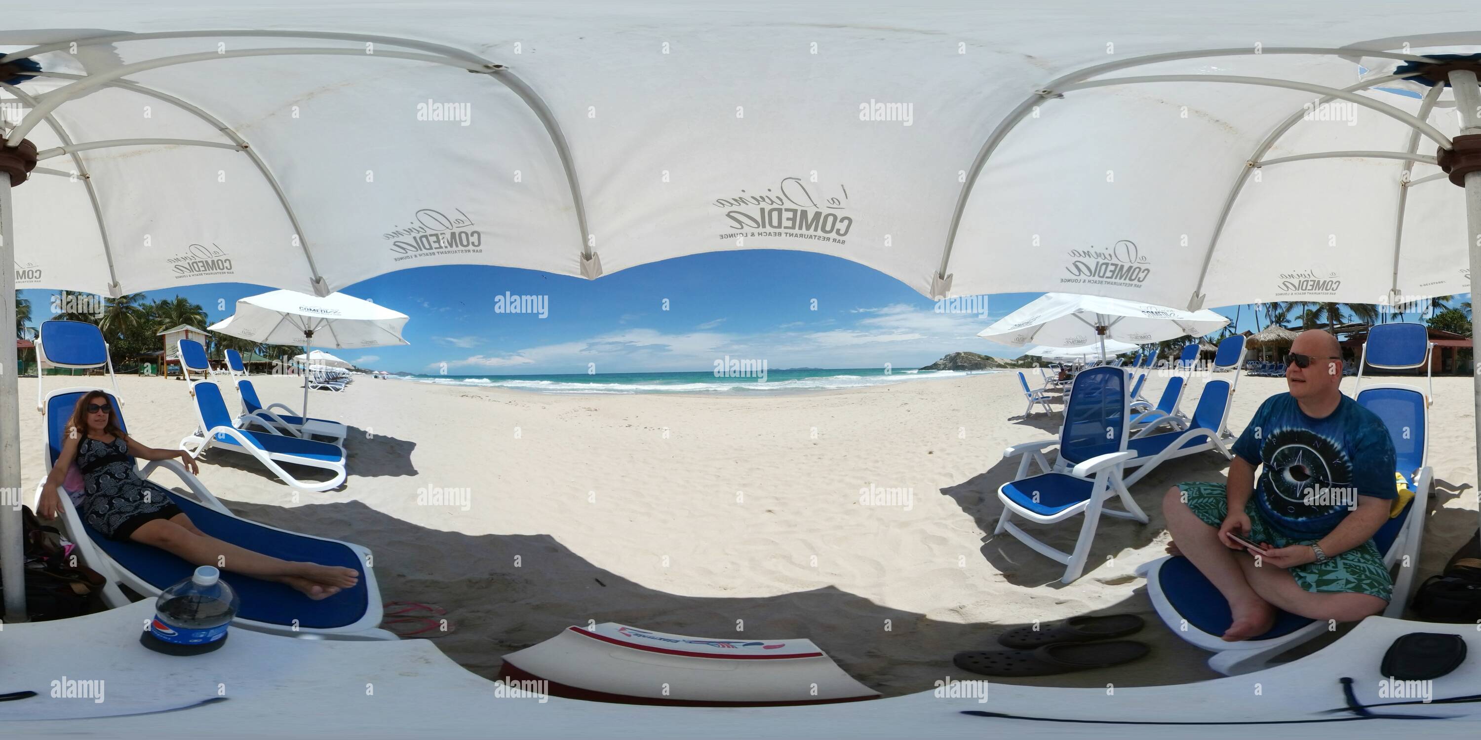 360 degree panoramic view of Parguito Beach I