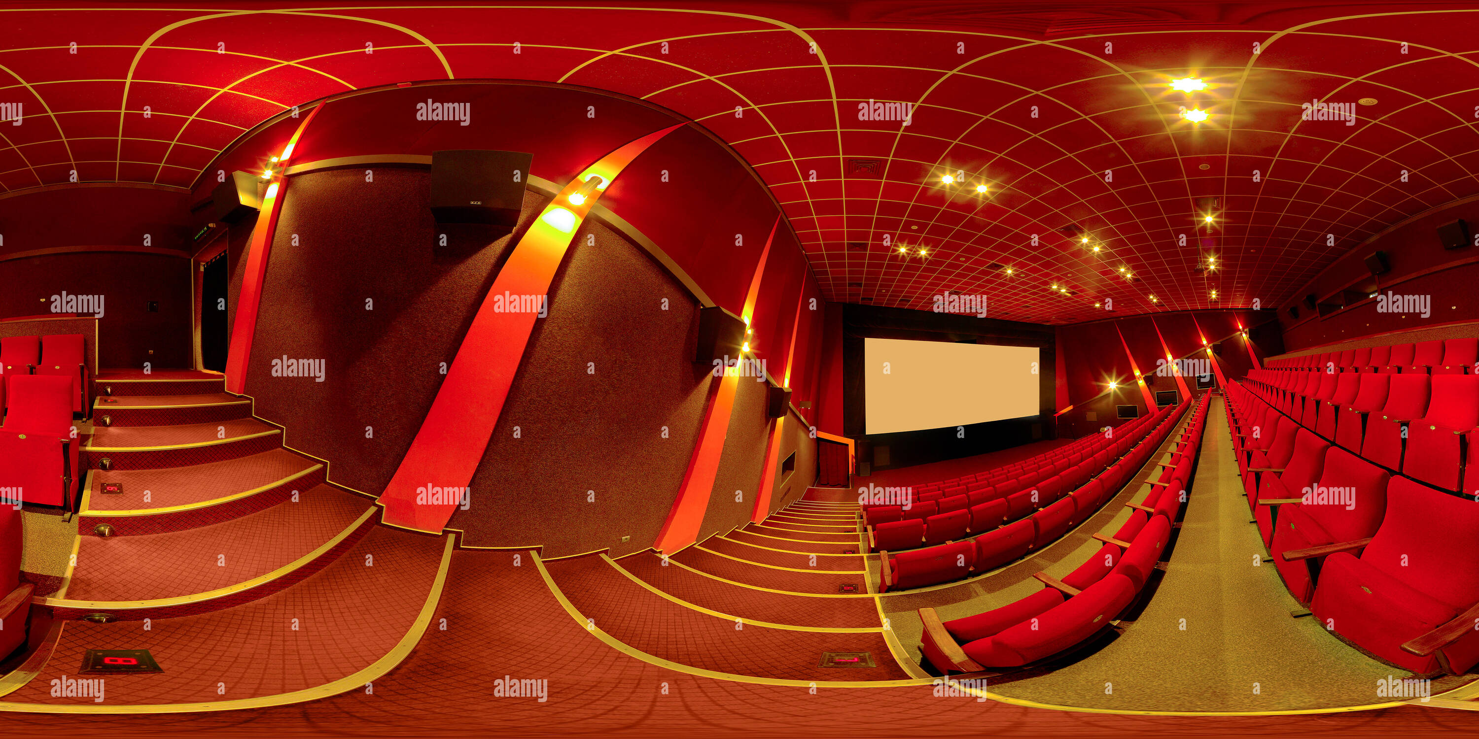 360° view of Movie theater hall - Alamy