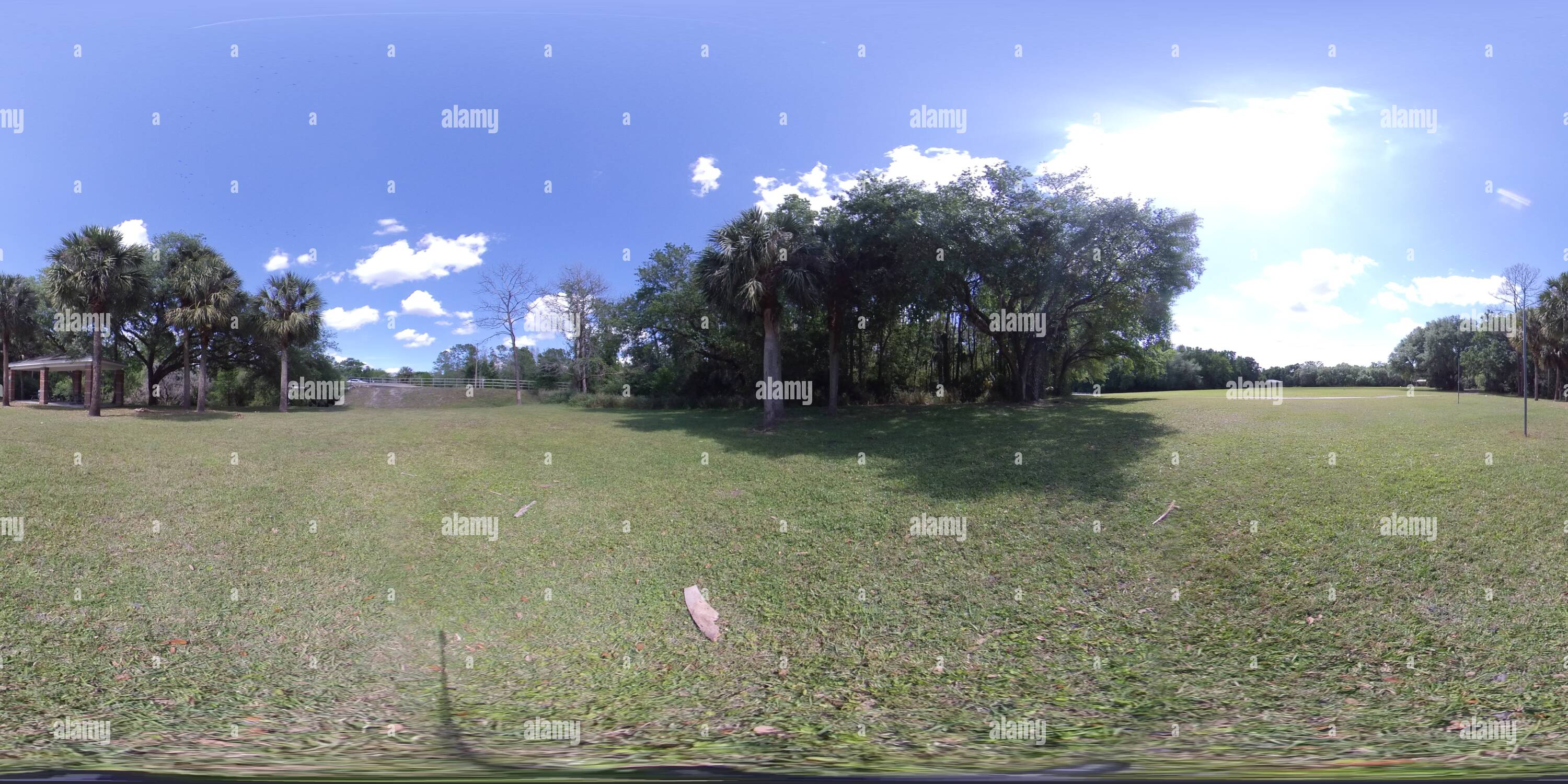 360 degree panoramic view of Oviedo Riverside Park