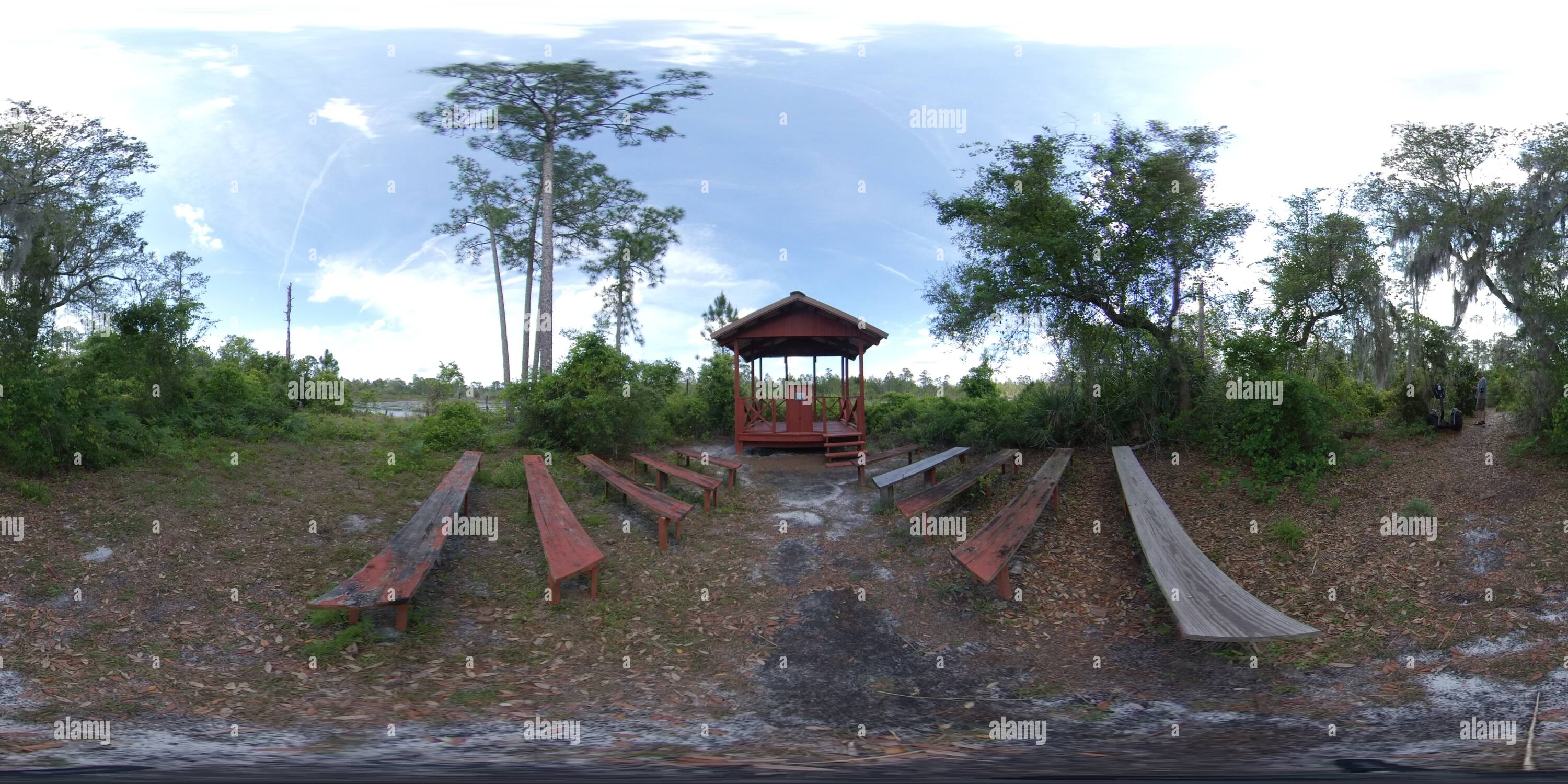 360 degree panoramic view of Outdoor Chapel