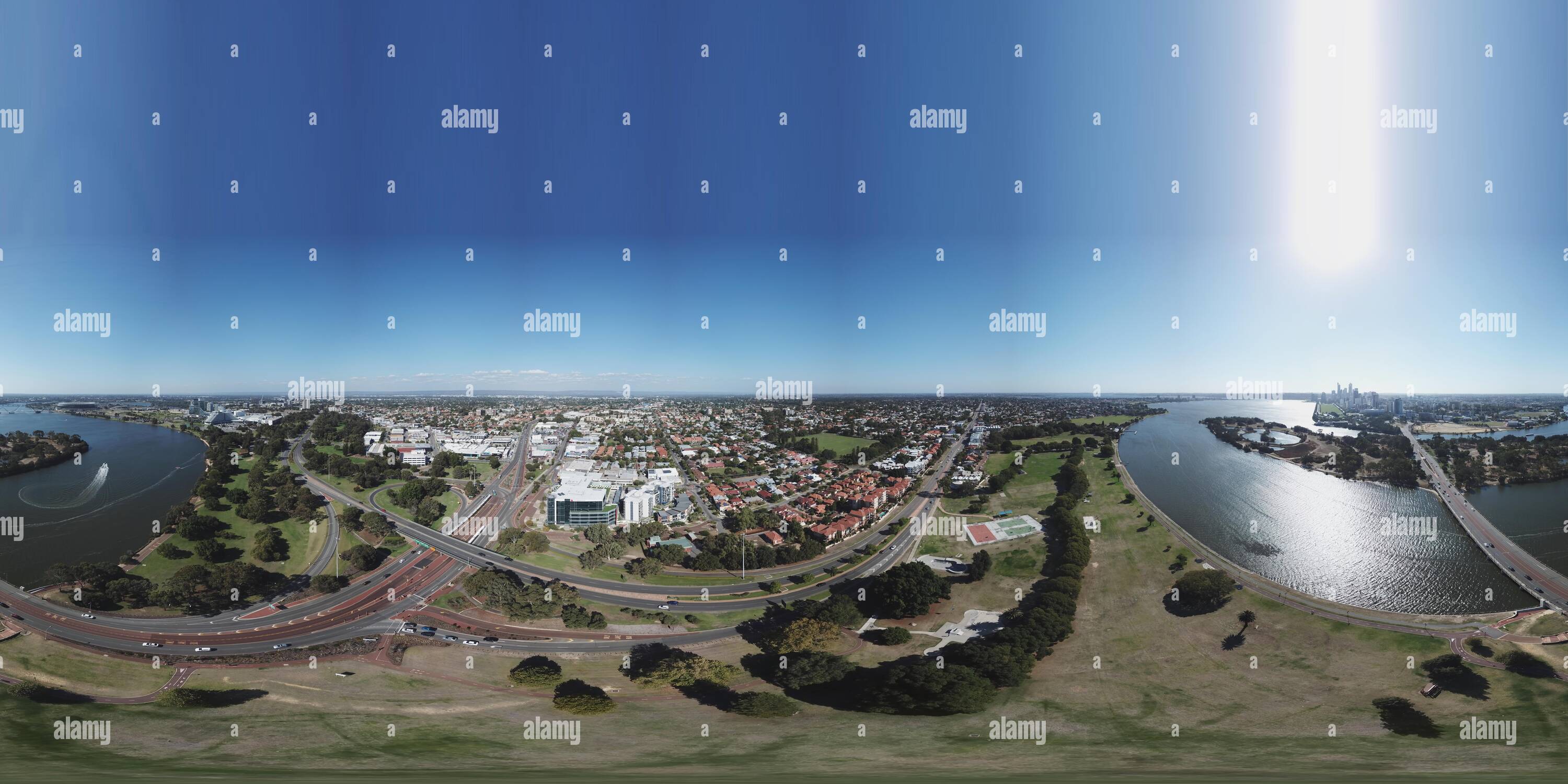 360° view of Victoria Park, Perth, Western Australia - Alamy