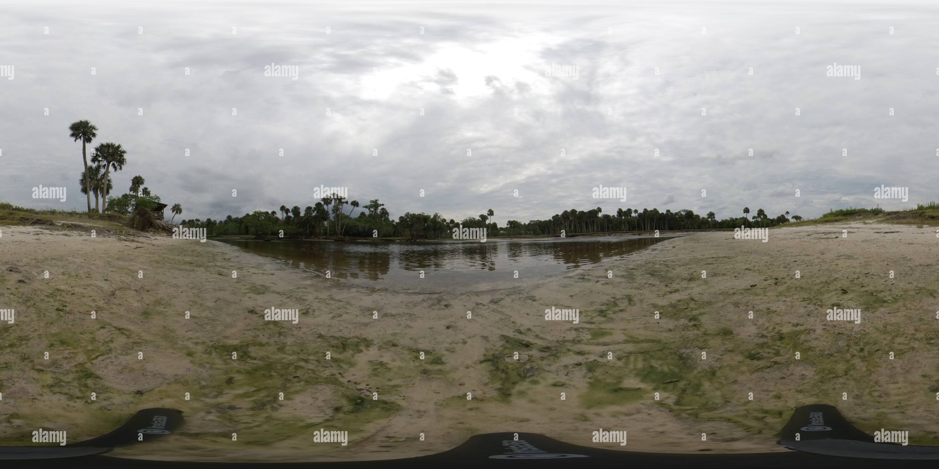 360 degree panoramic view of Econ River, Florida