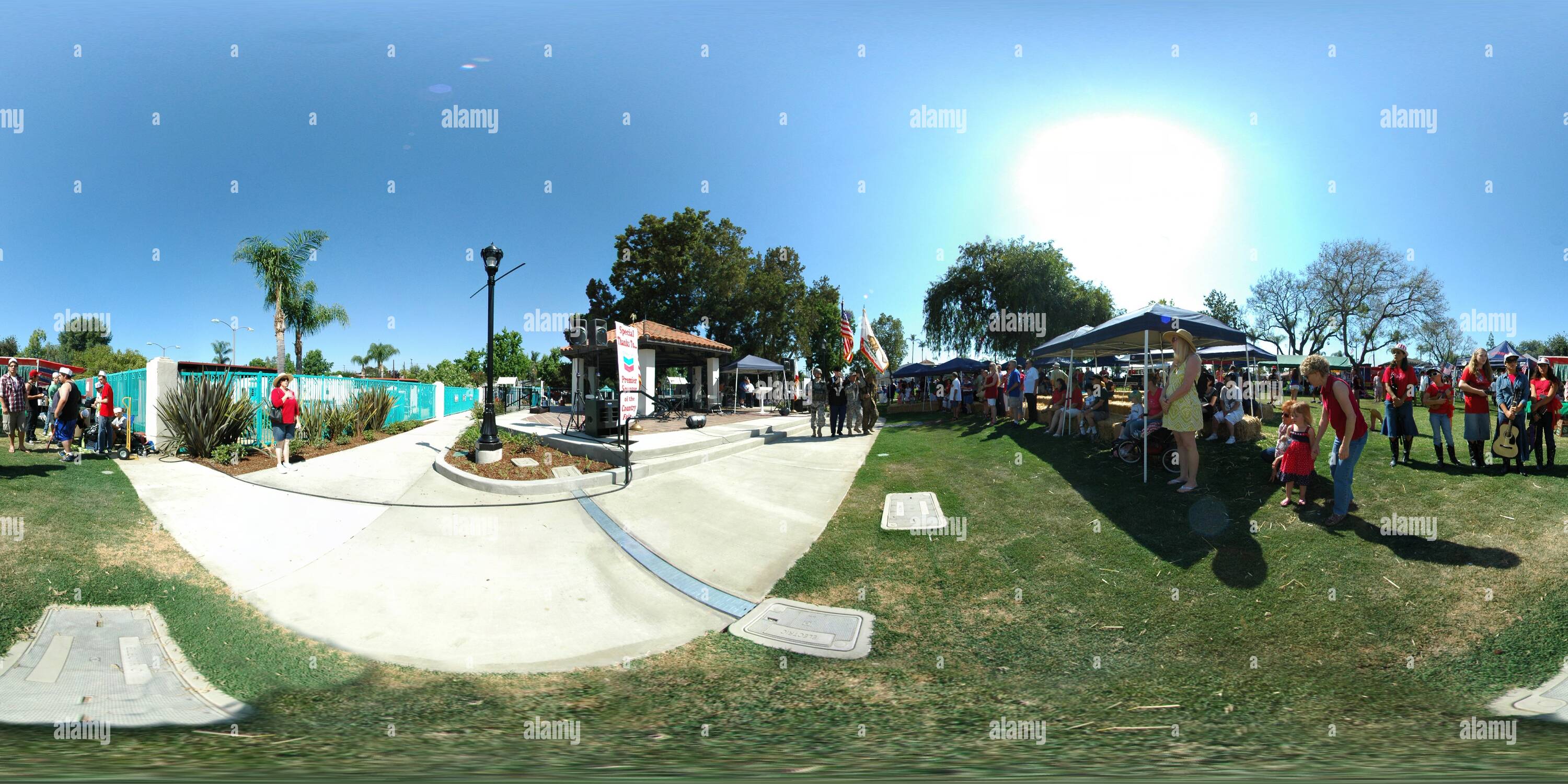 360° view of Brea Country Fair Alamy