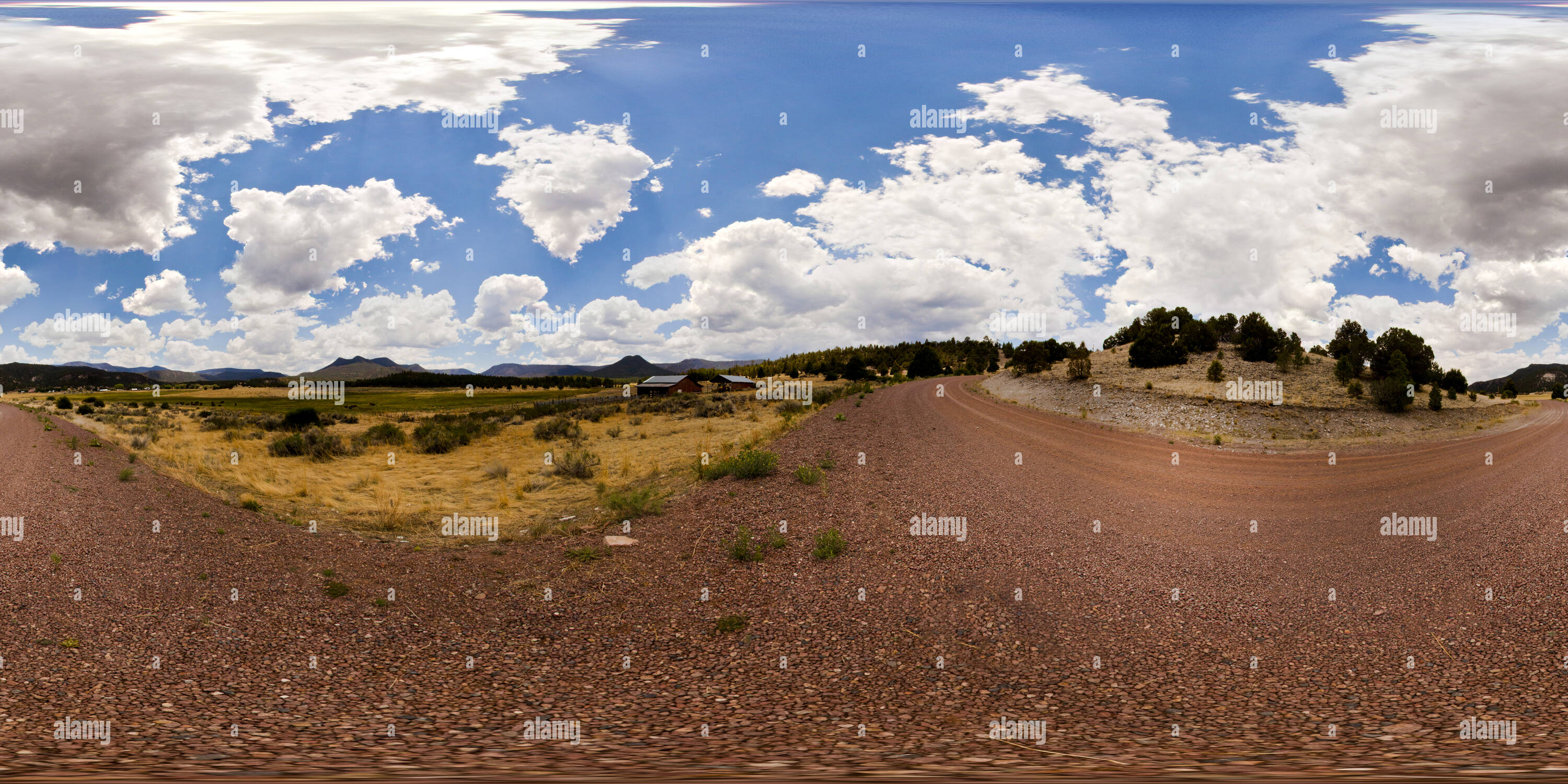 360° view of Nutrioso Valley, White Mountains, Arizona USA Alamy