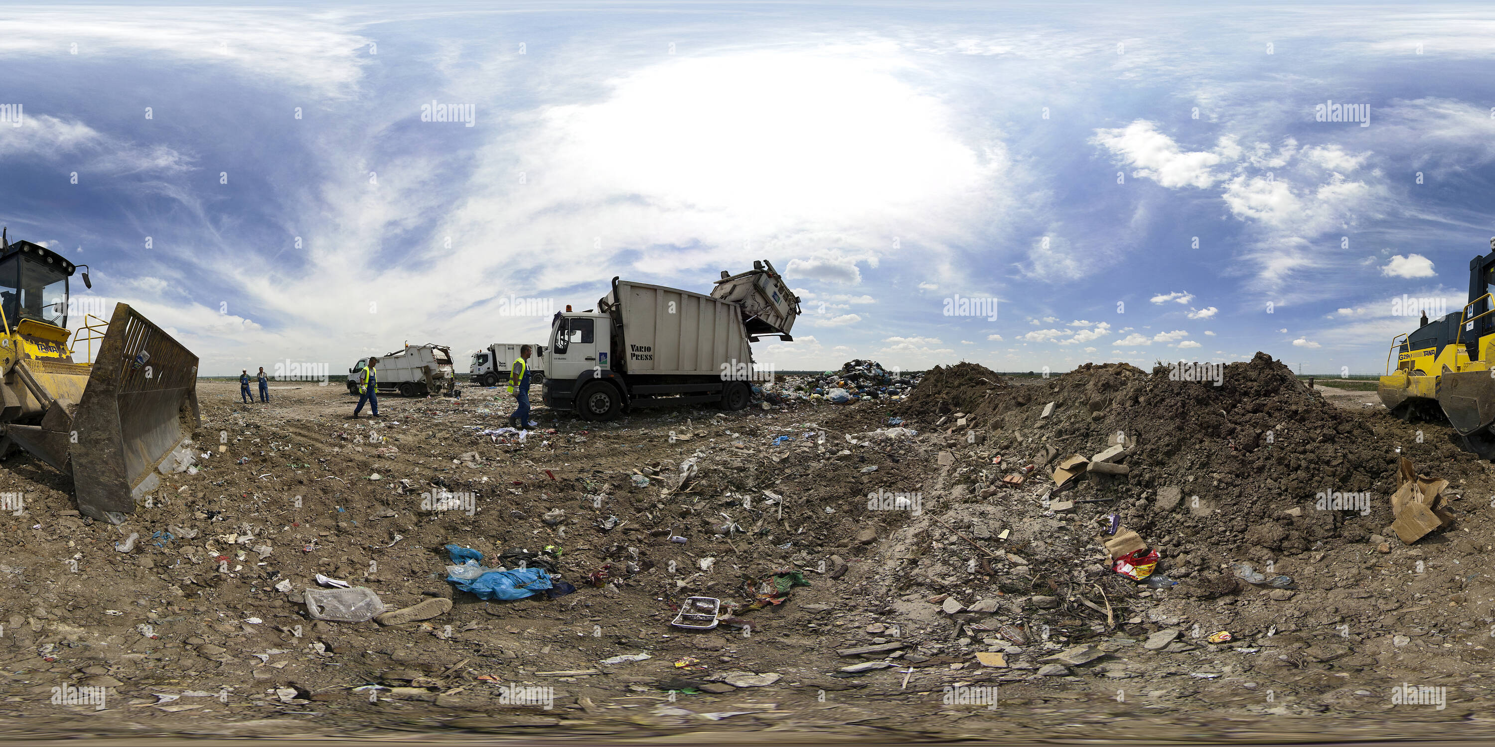 360° view of Regional waste depositing Alamy