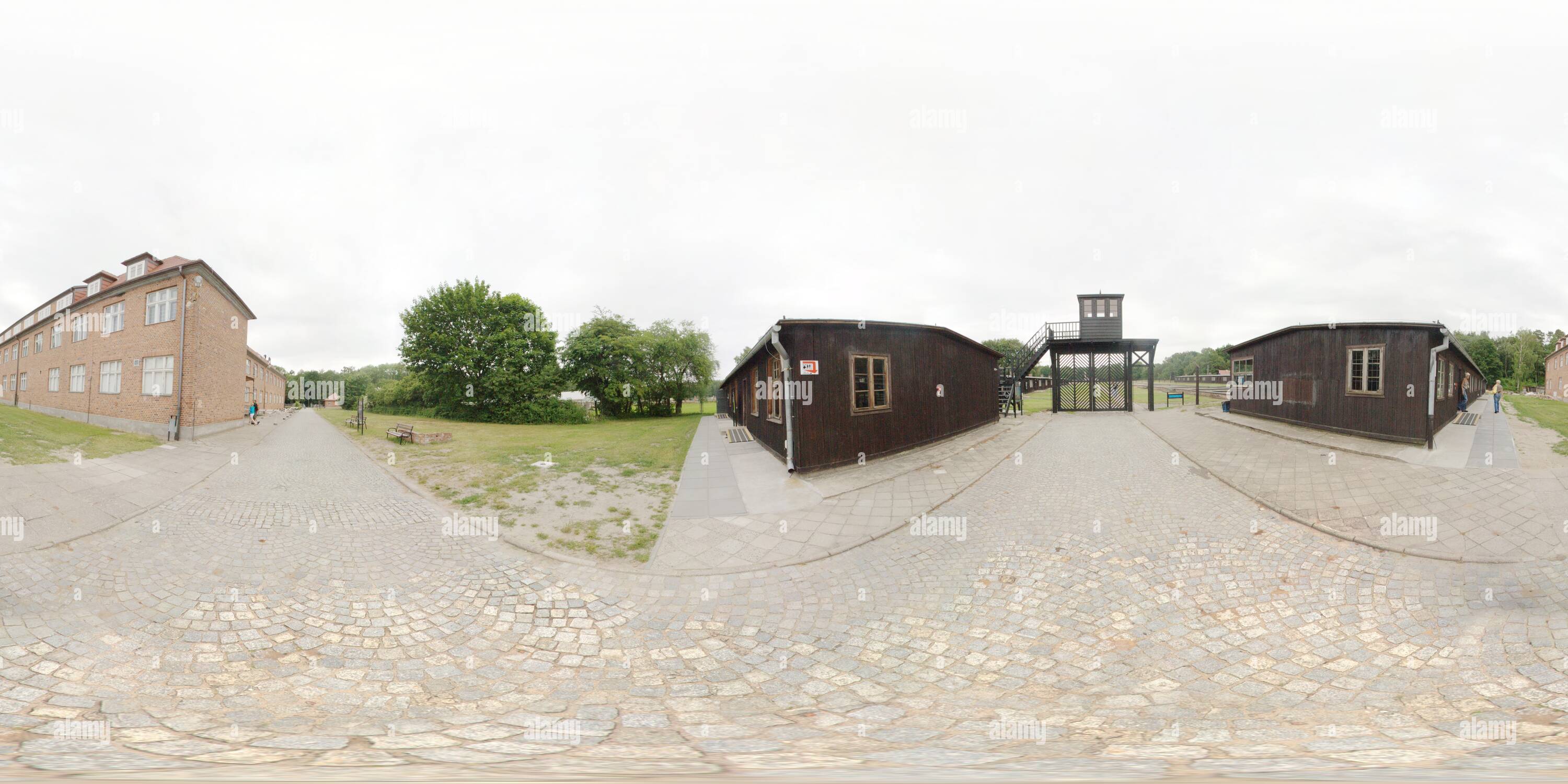 360 degree panoramic view of Stutthof - nazi concentration camp