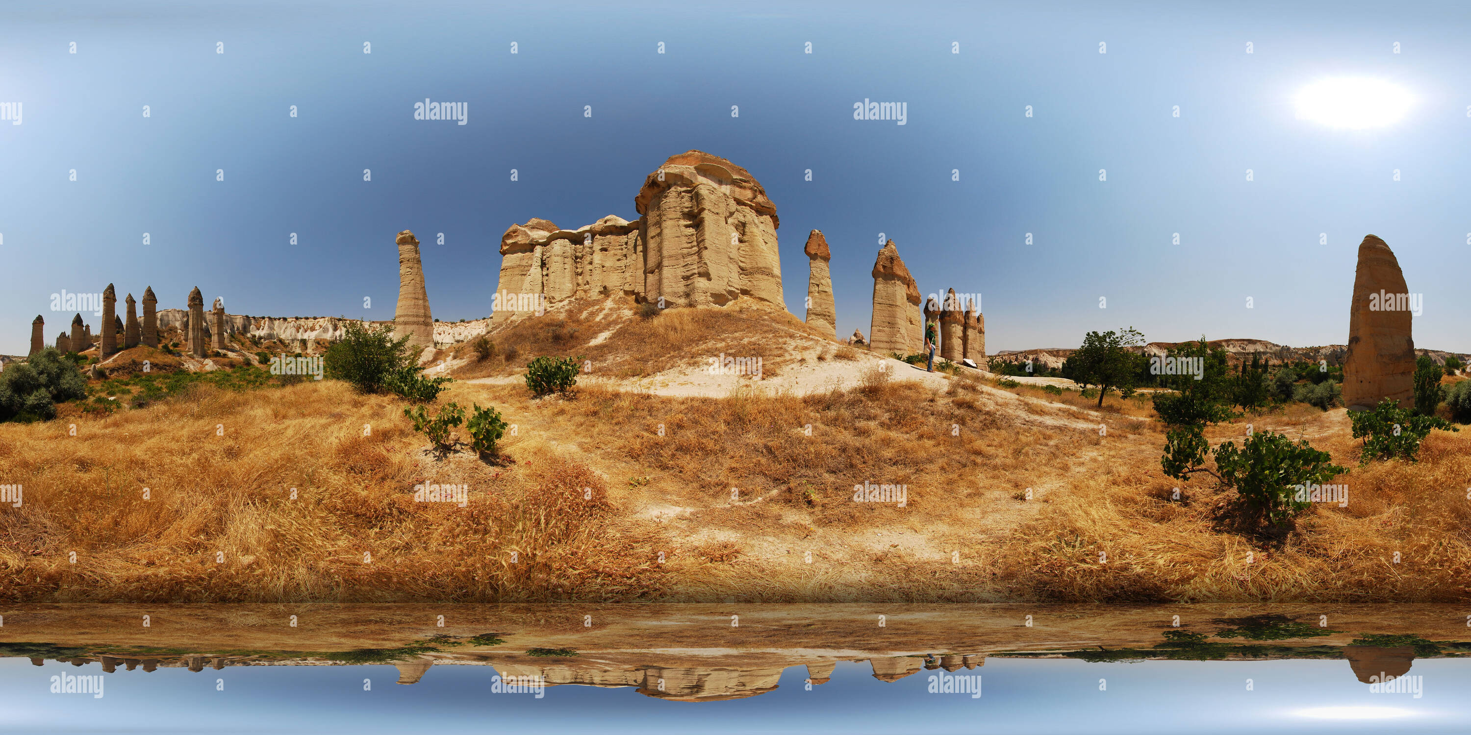 360° view of Cappadocia's Love Valley Alamy