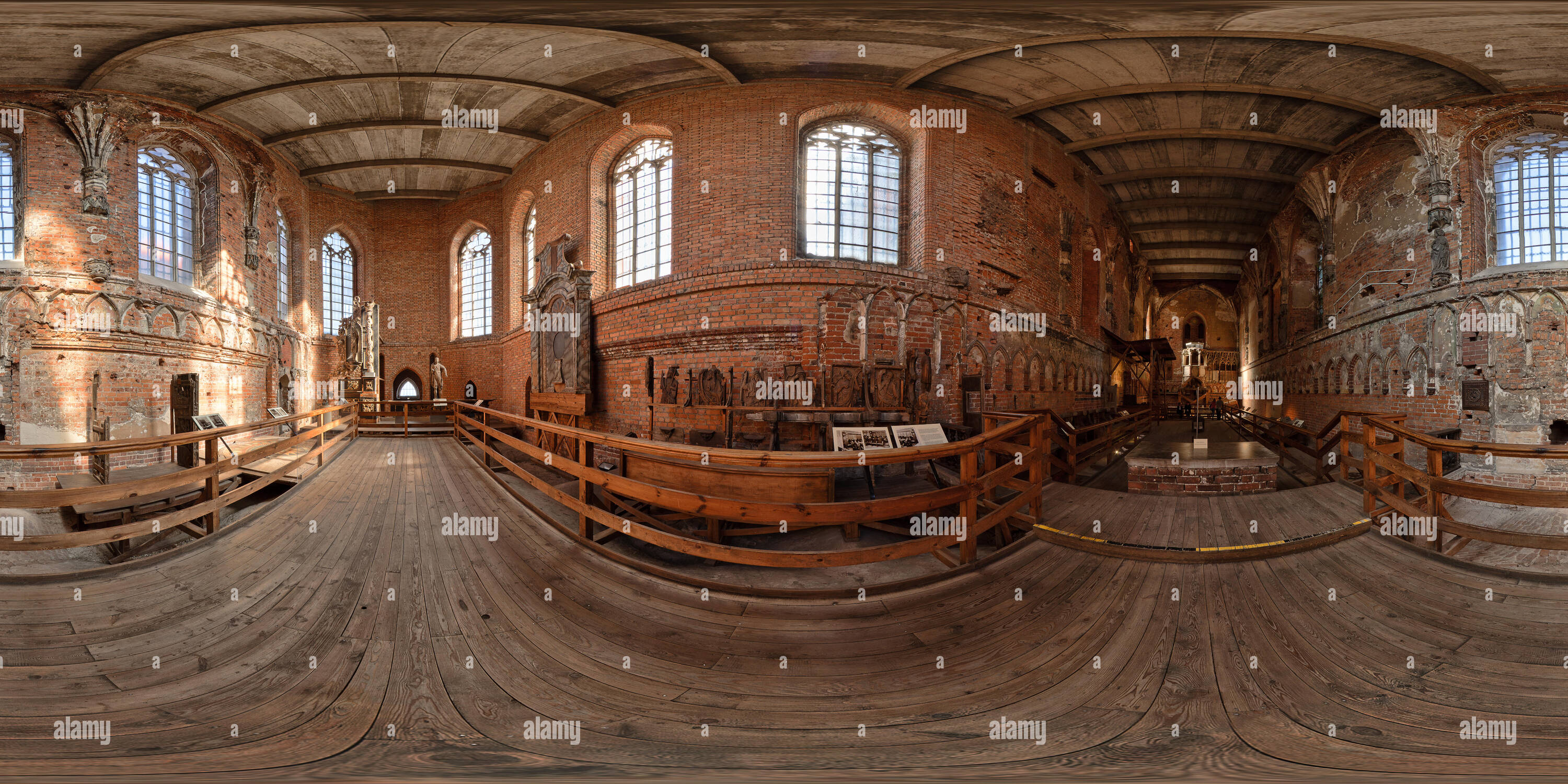 360 degree panoramic view of 360 degree virtual tour of Teutonic Castle in Malbork