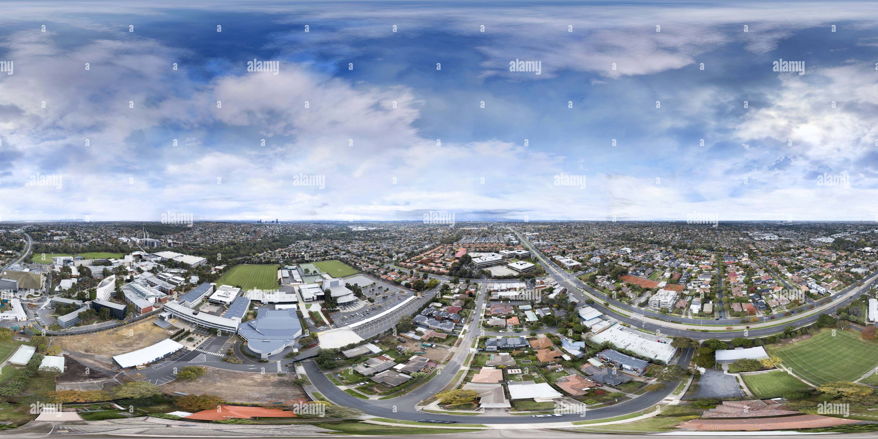 360° View Of Deakin University, Burwood Campus - Alamy