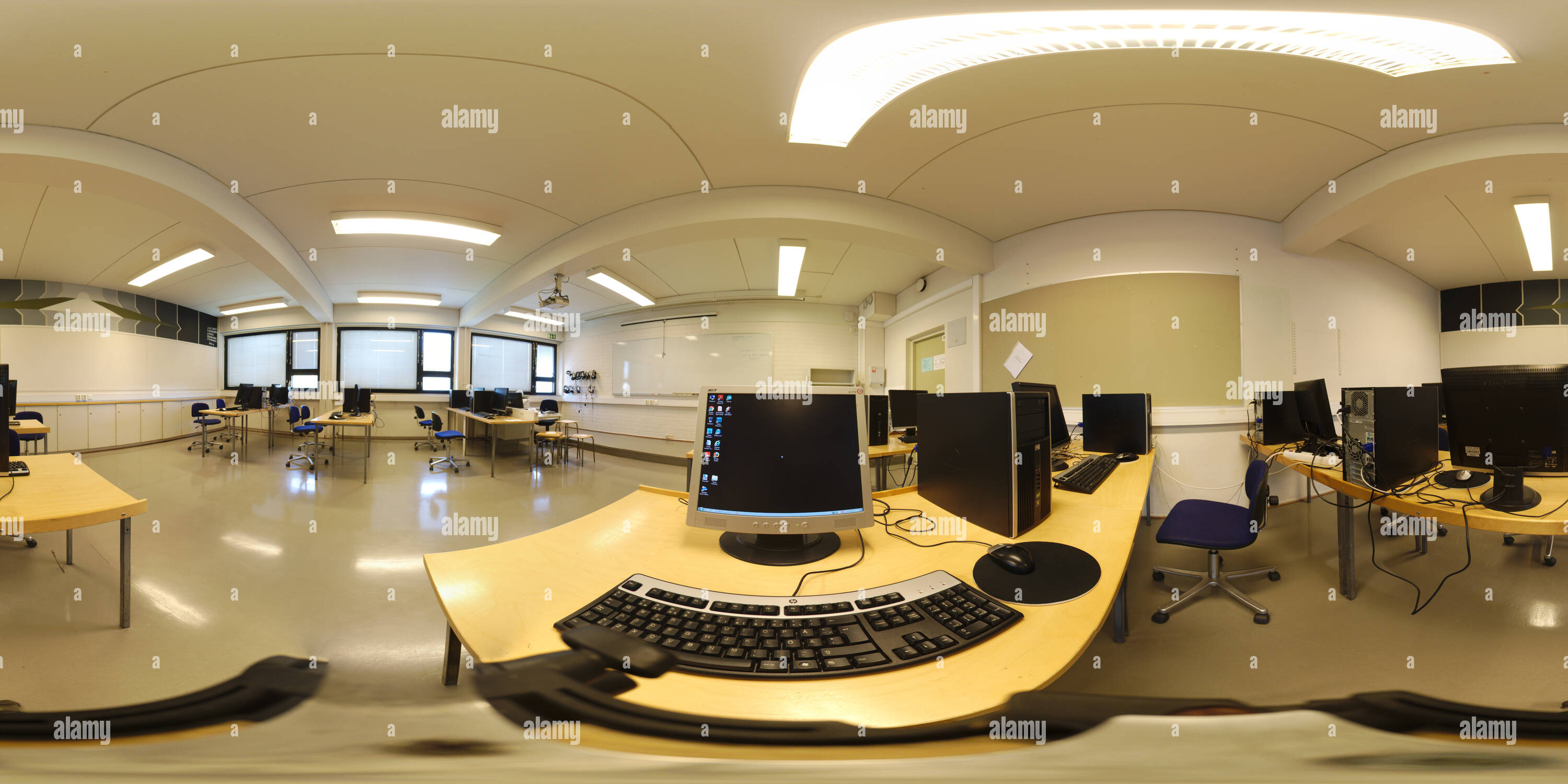 360° view of Rauma Adult Education Centre - Computer lab - Alamy