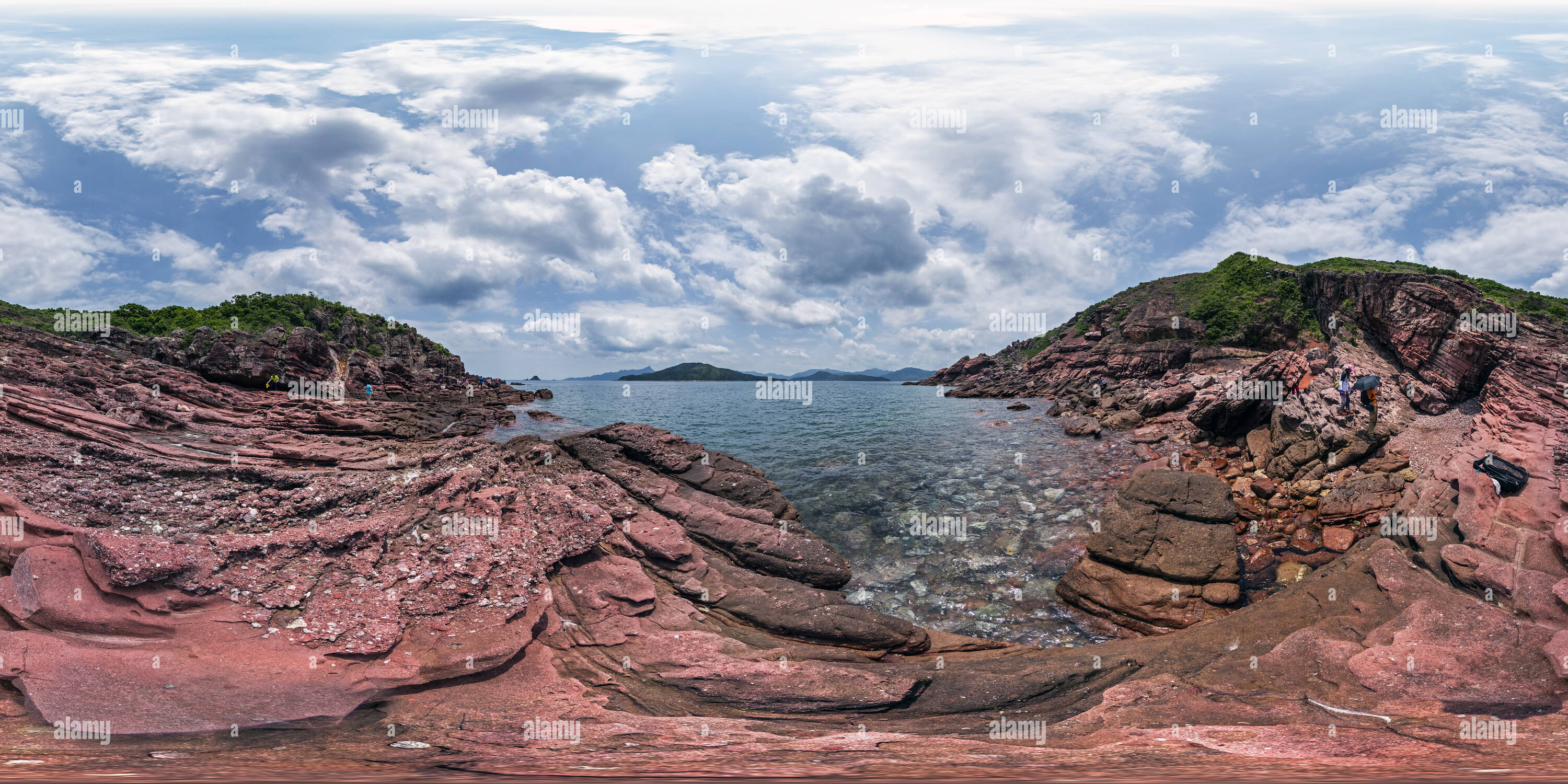 360 View Of Mars Paradise 赤洲火星樂園千層壁 Port Island Hk Geopark Alamy