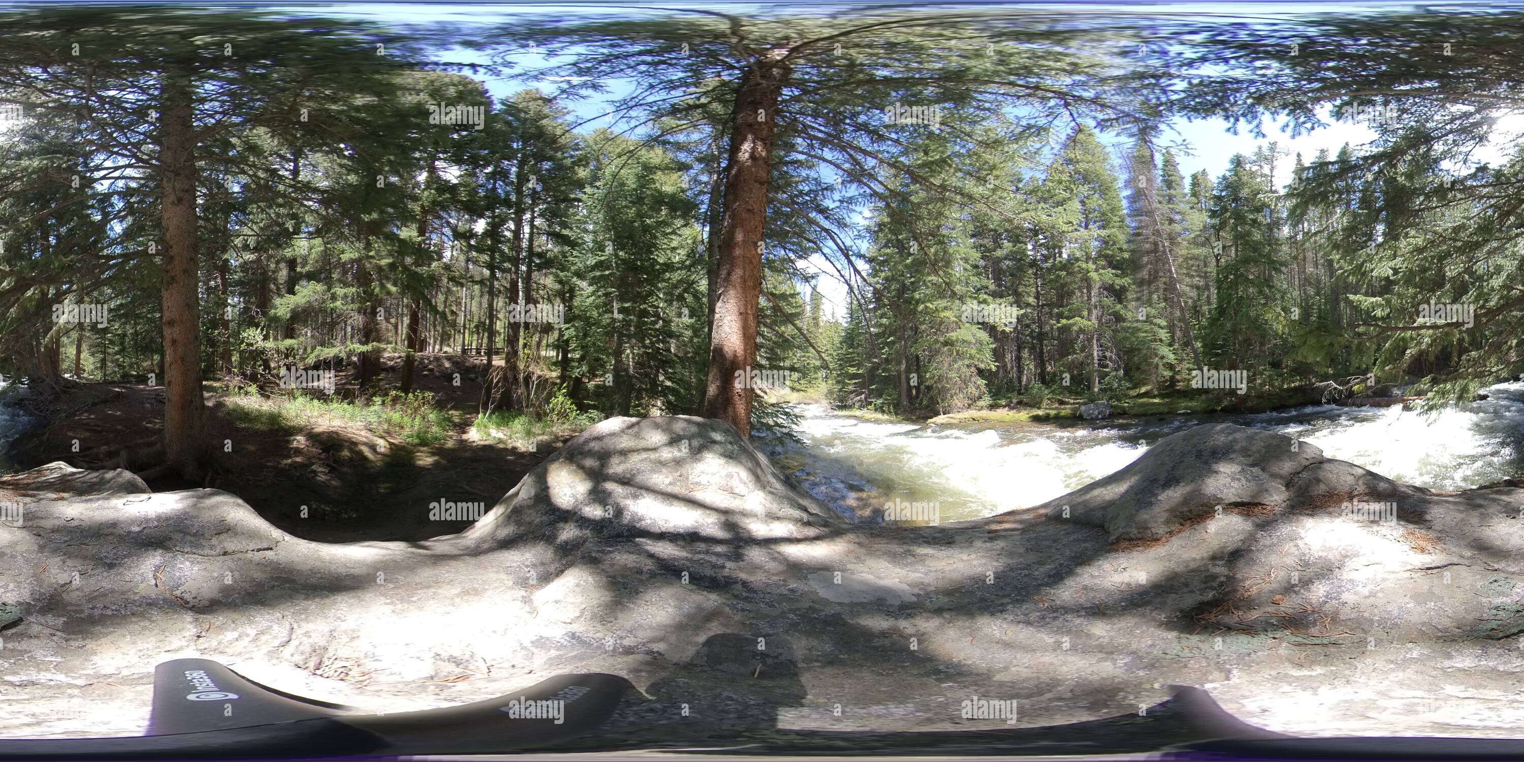 360 degree panoramic view of West Fork Clear Creek