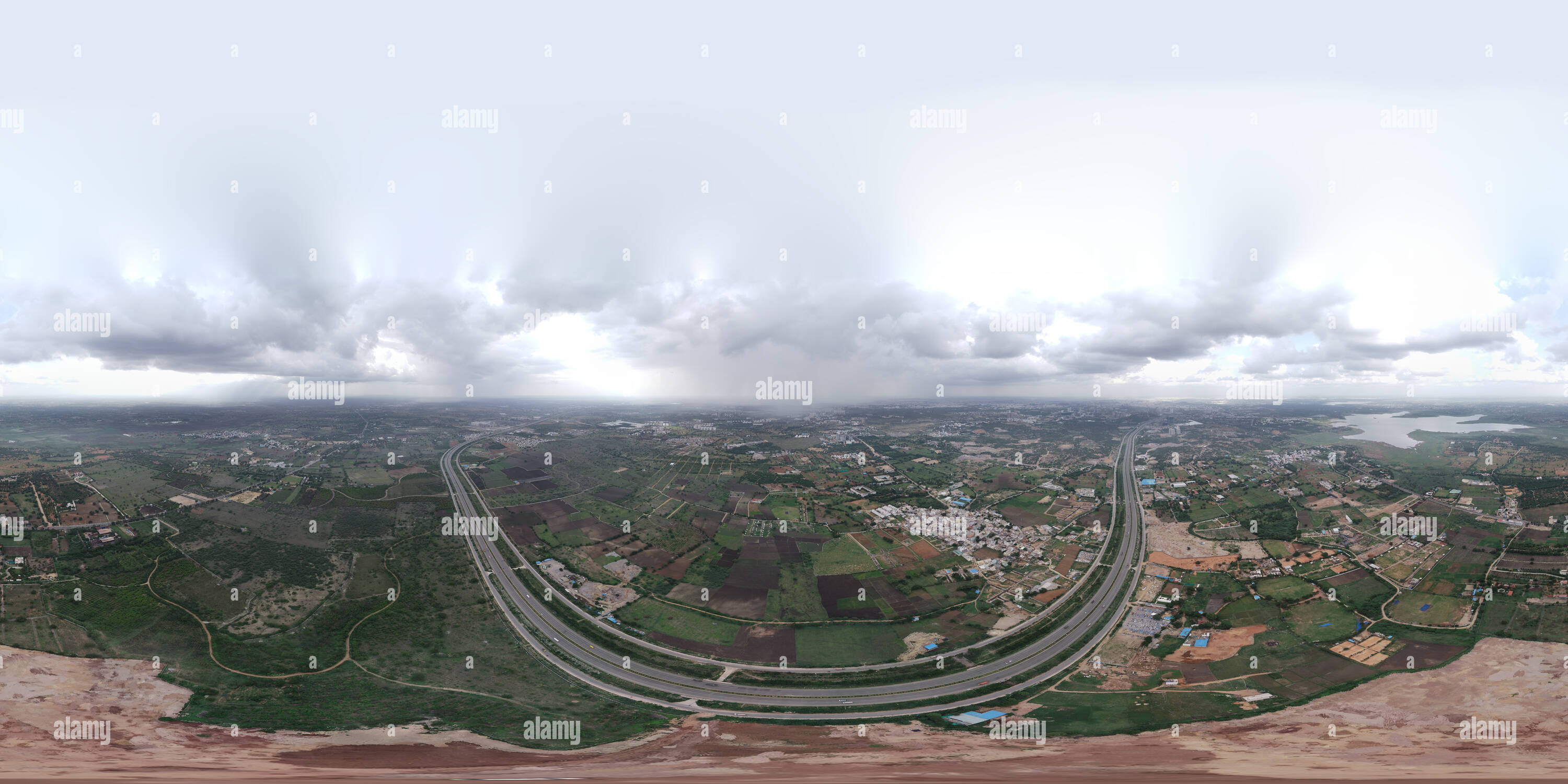 360° View Of Hyderabad Orr Ipage Skyview360 Alamy 5051