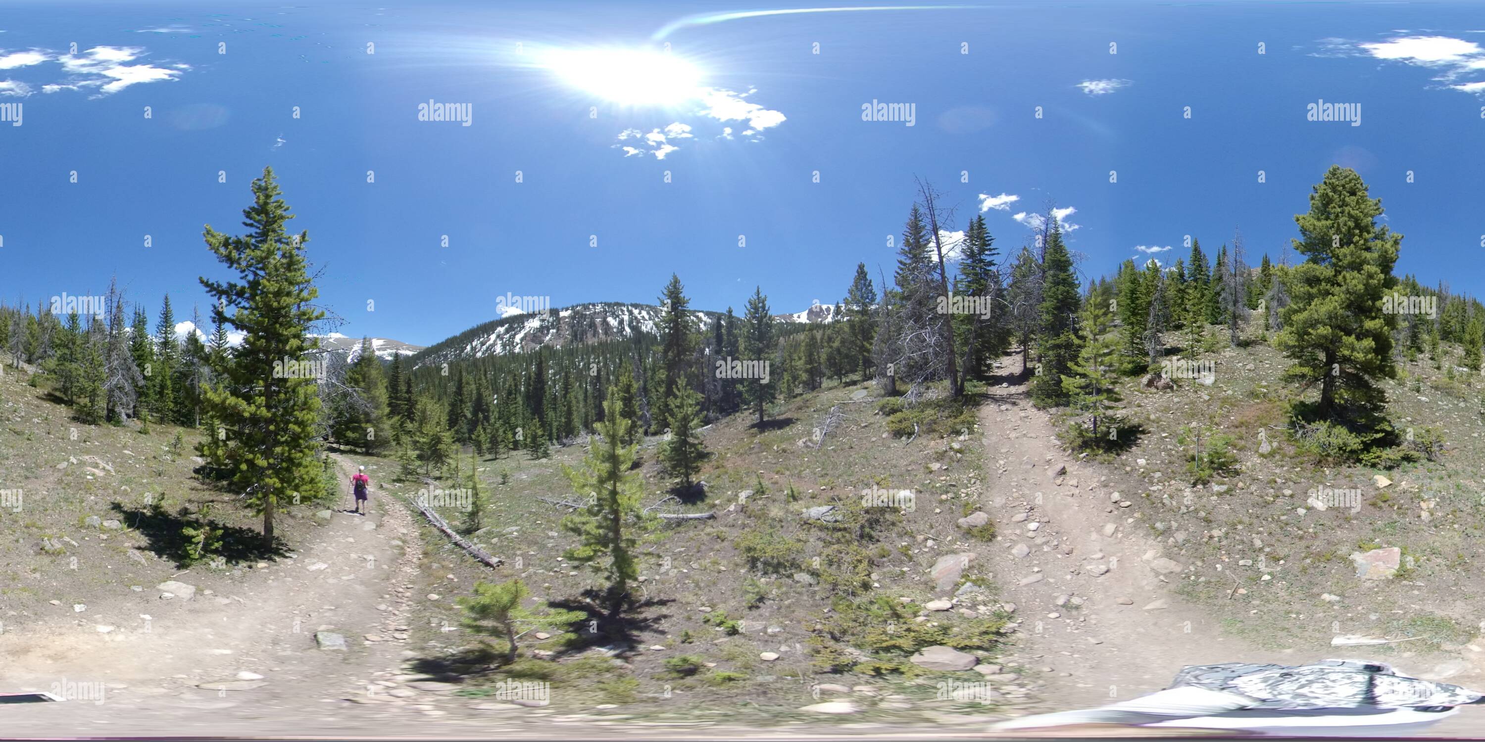 360 degree panoramic view of Broome Hut Second Creek Winter Park Colorado