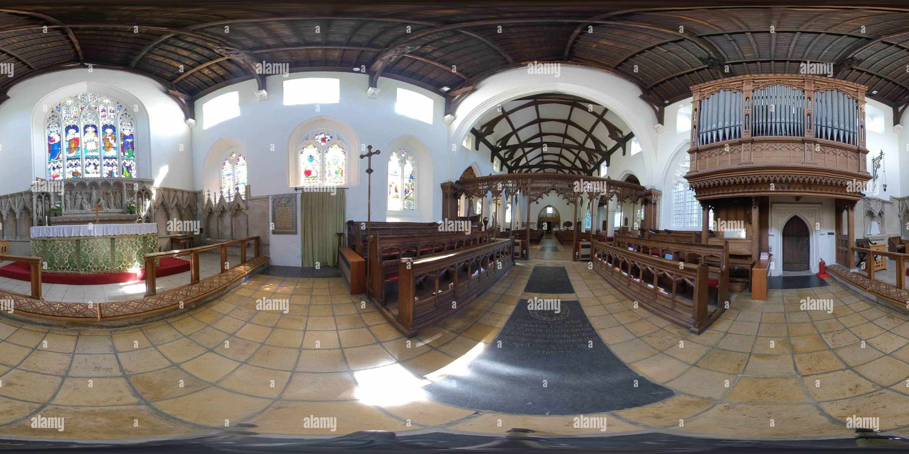 360° view of 360° View inside English Church - Alamy