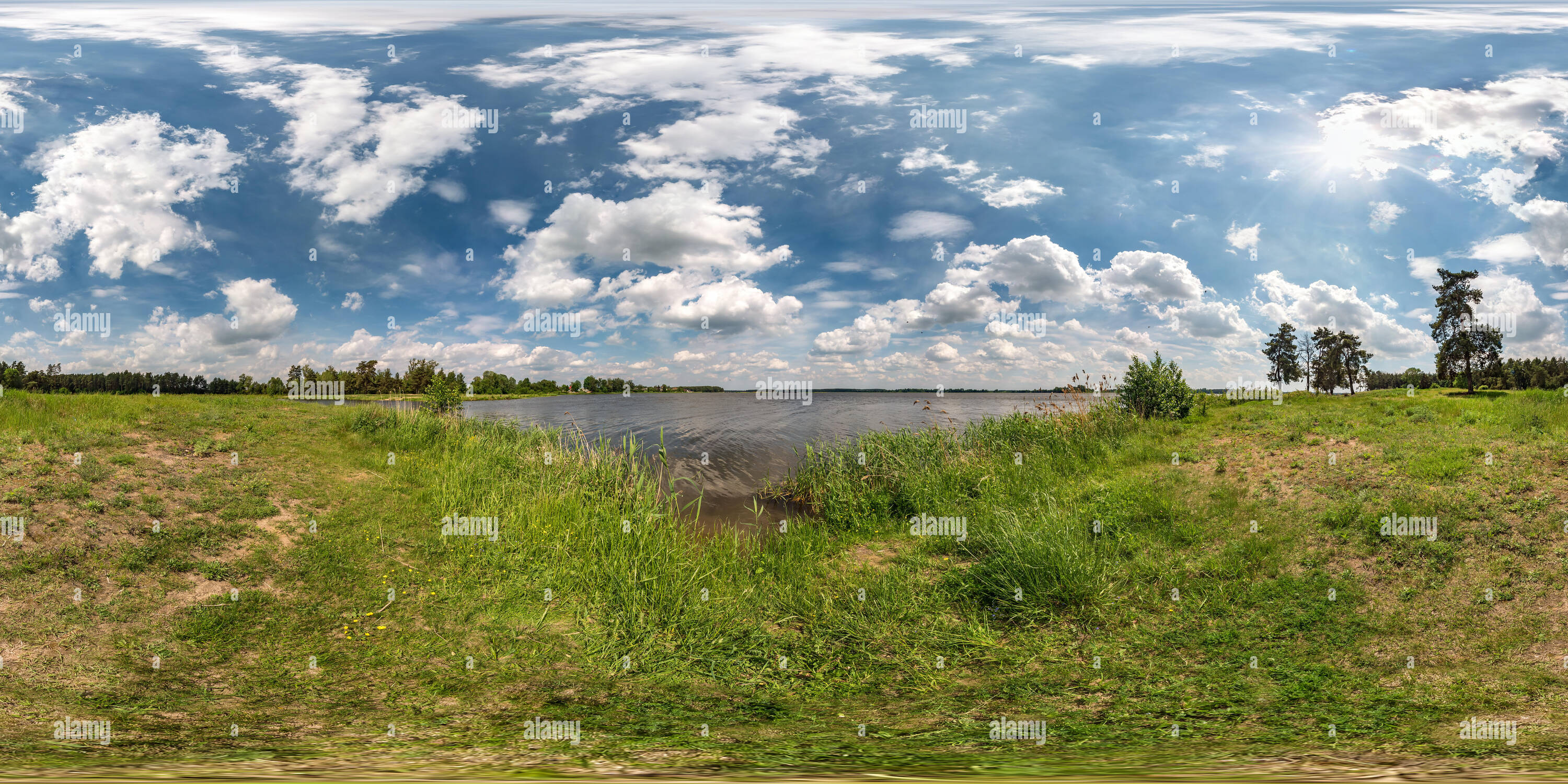 360° View Of GRODNO, BELARUS -MARCH, 2018: Full Seamless Spherical Hdri ...