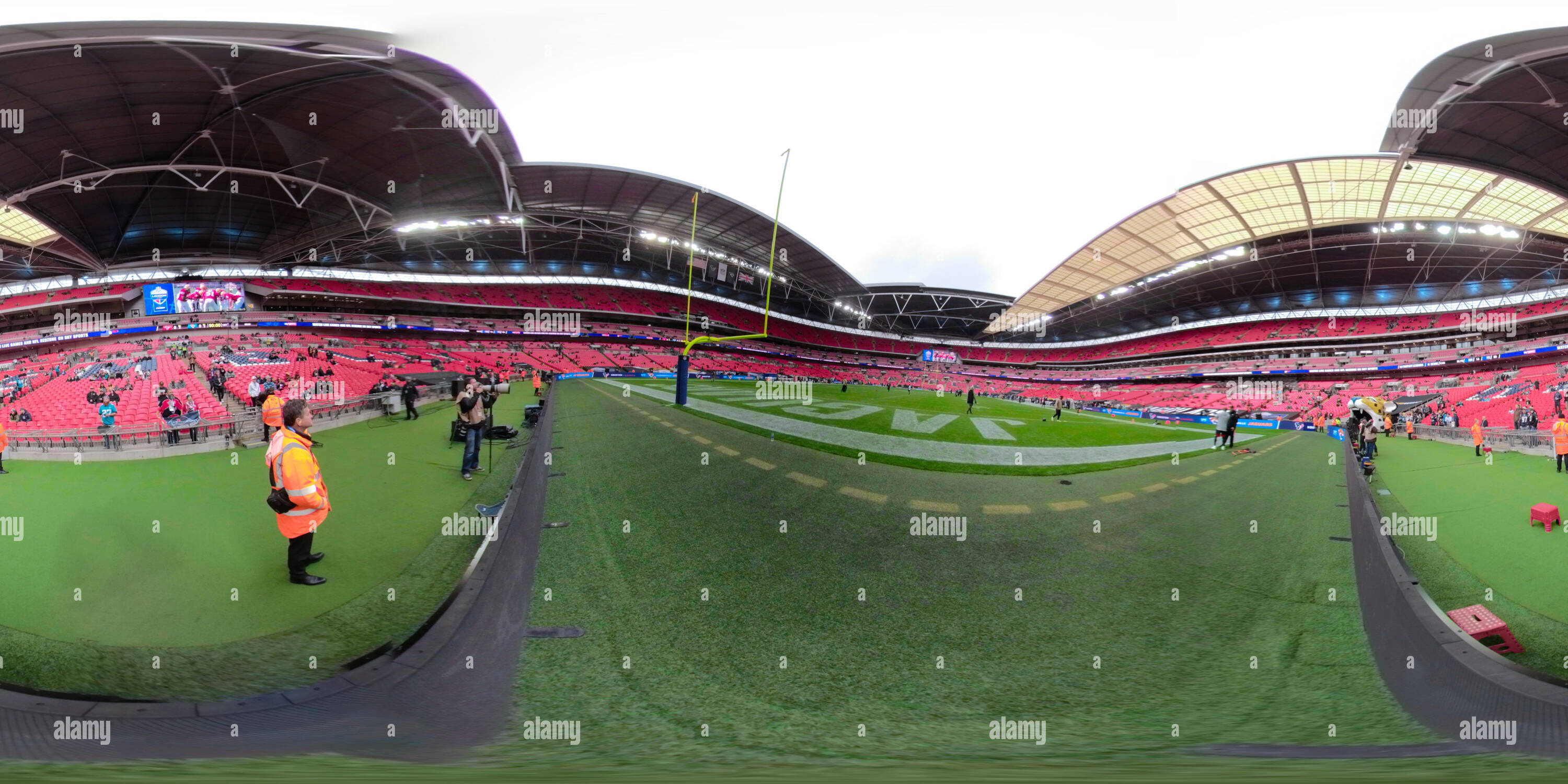 360 Grad Panorama Ansicht von 03 November 2019 - NFL im Wembley Stadion 360 Foto