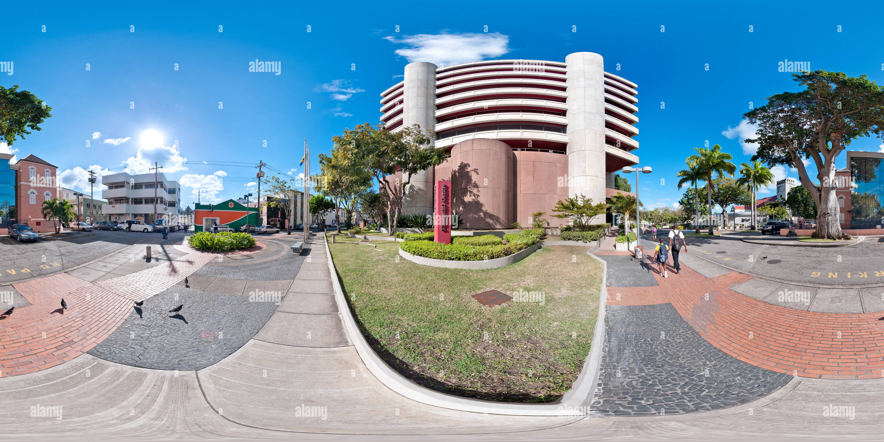 360 Grad Panorama Ansicht von Zentralbank