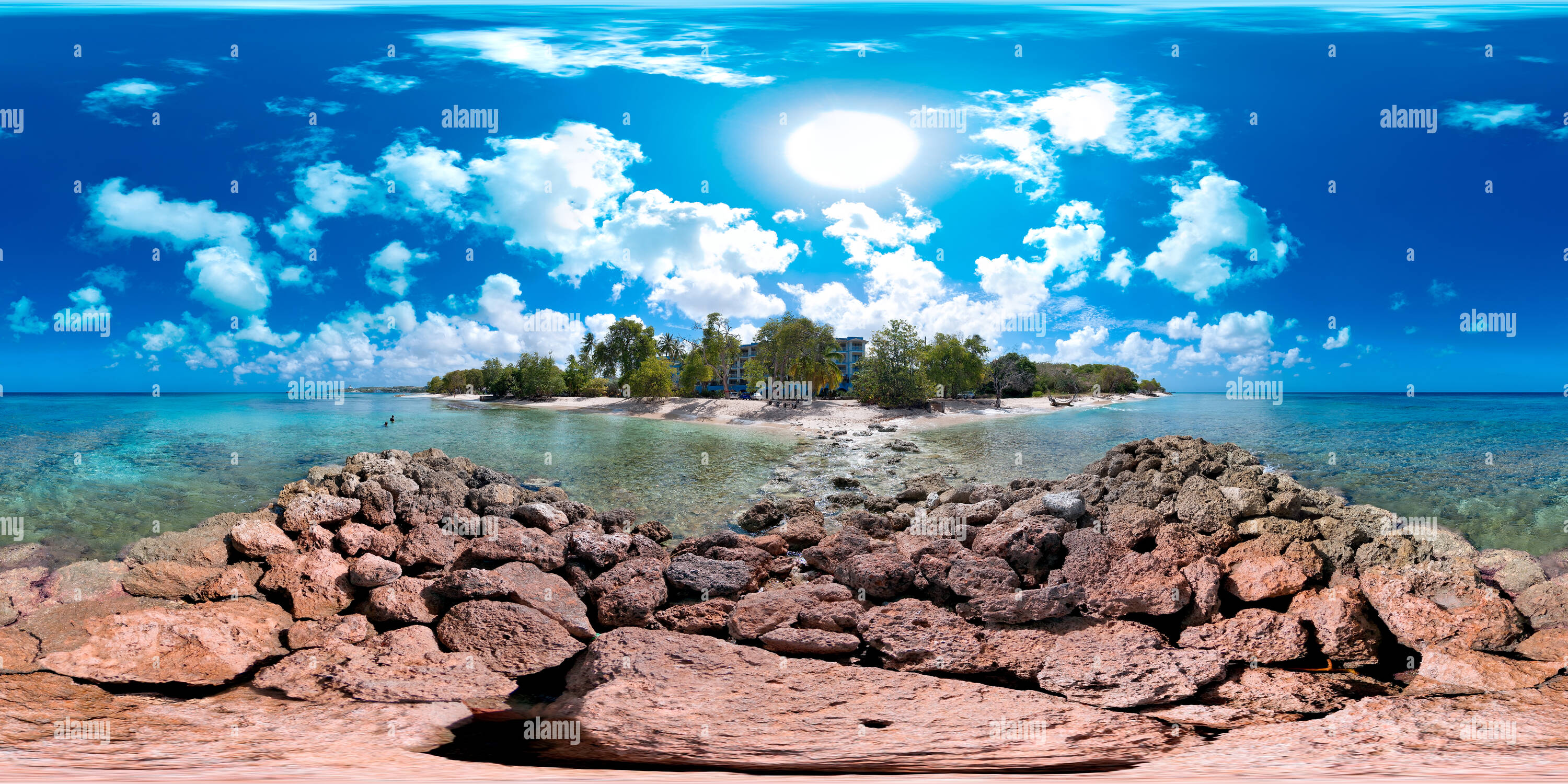 360 Grad Panorama Ansicht von Haywoods Beach