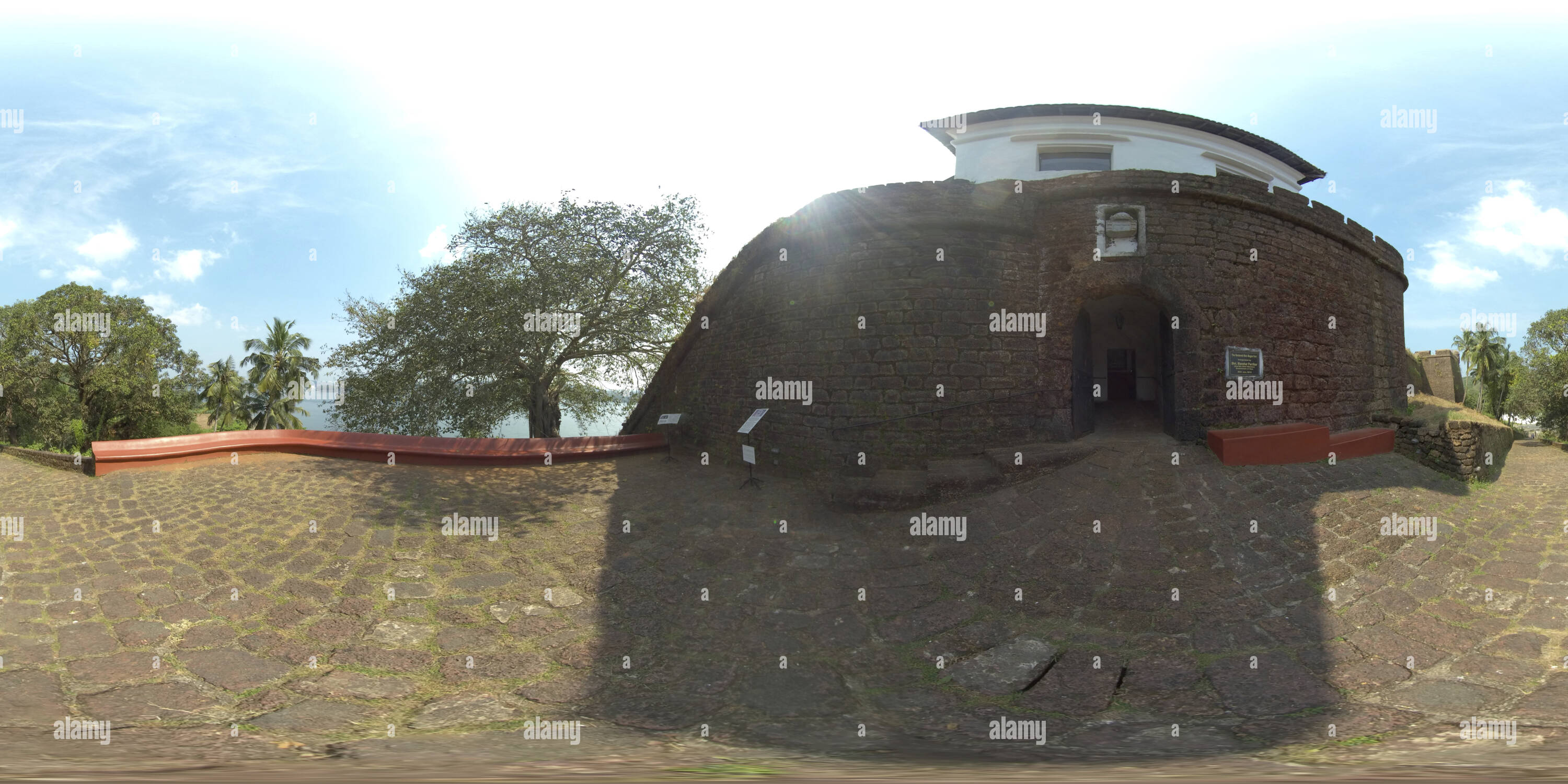 360 Grad Panorama Ansicht von Reis Magos Fort