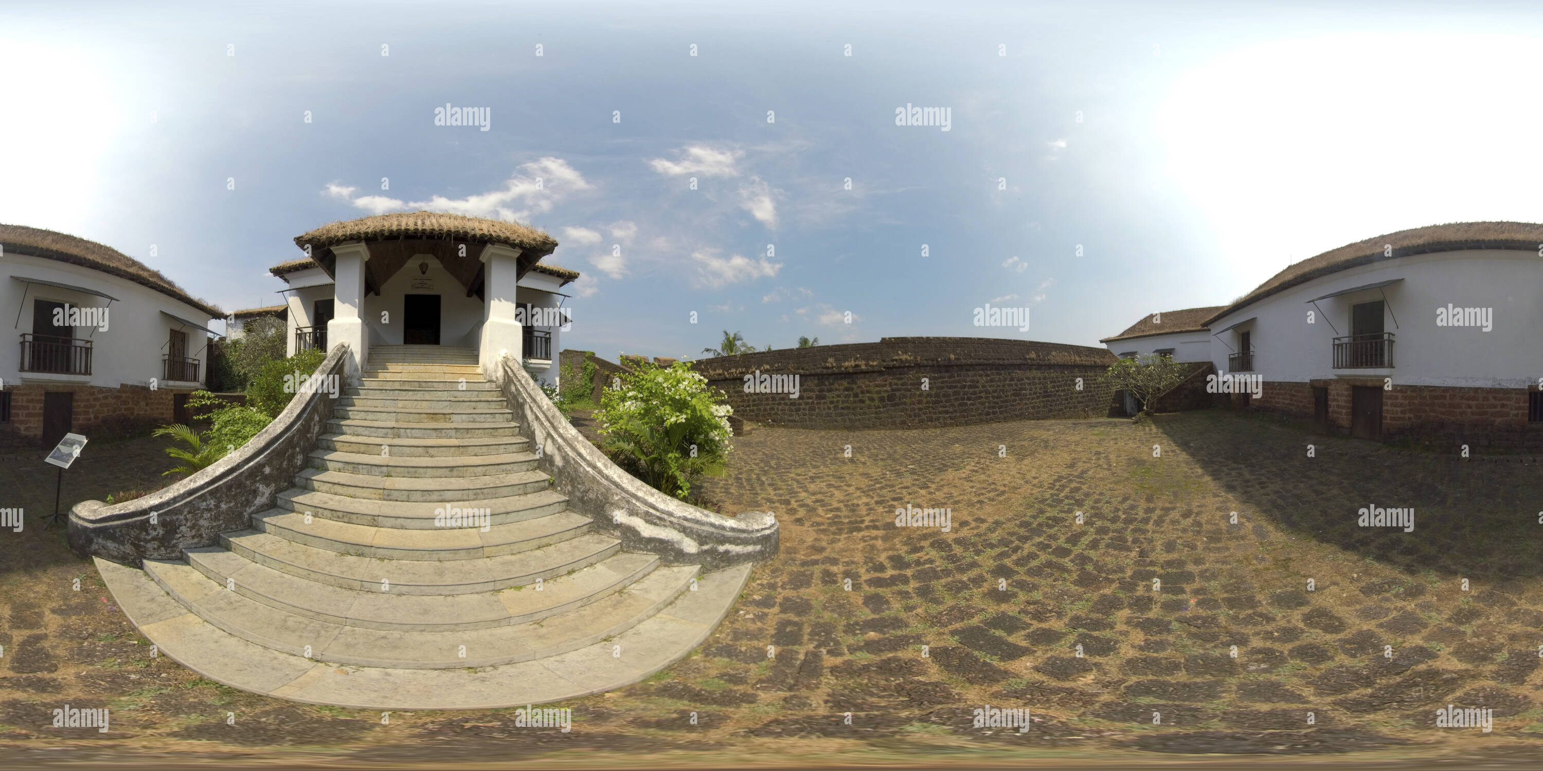 360 Grad Panorama Ansicht von Reis Magos Fort