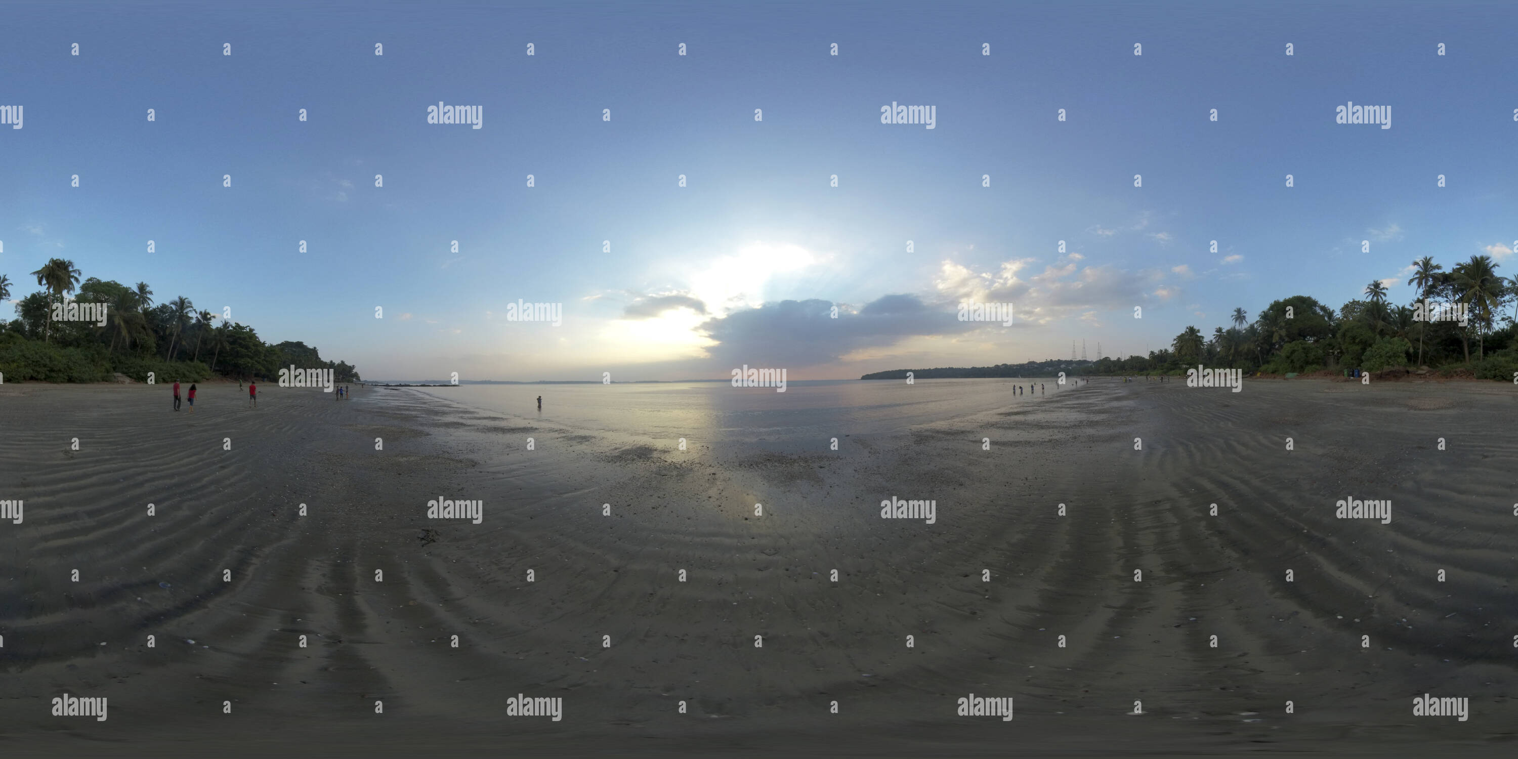 360 Grad Panorama Ansicht von Siridao Beach