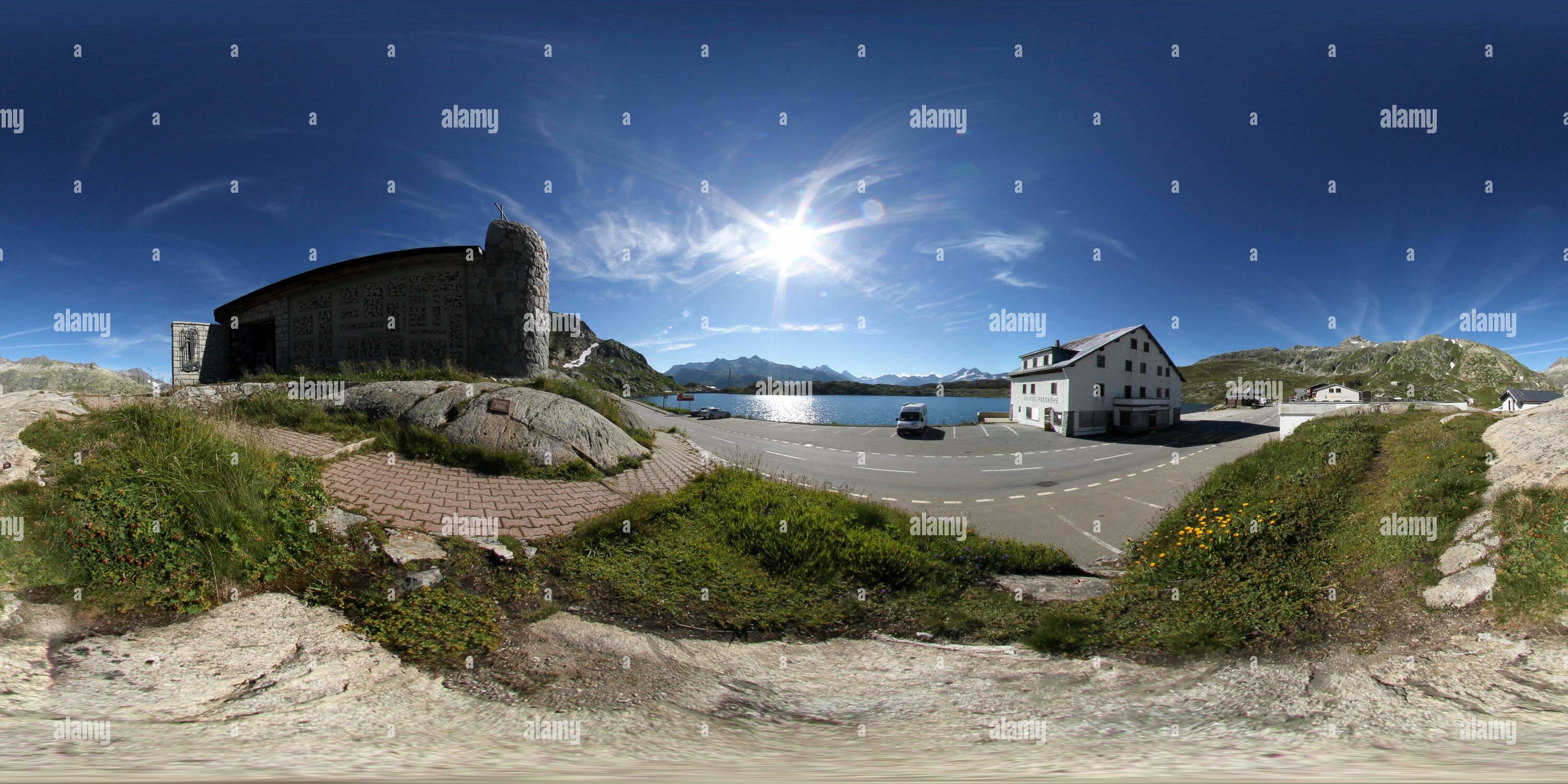 360 Grad Panorama Ansicht von St. Christopher Chapel