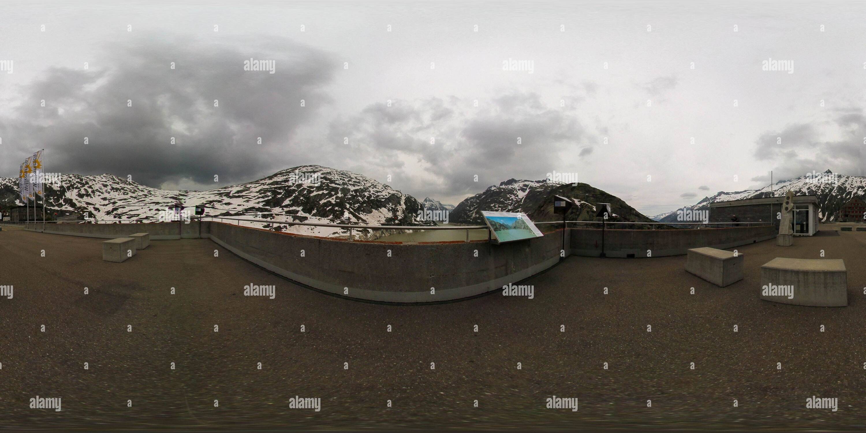 360 Grad Panorama Ansicht von Grimsel Hospiz 1