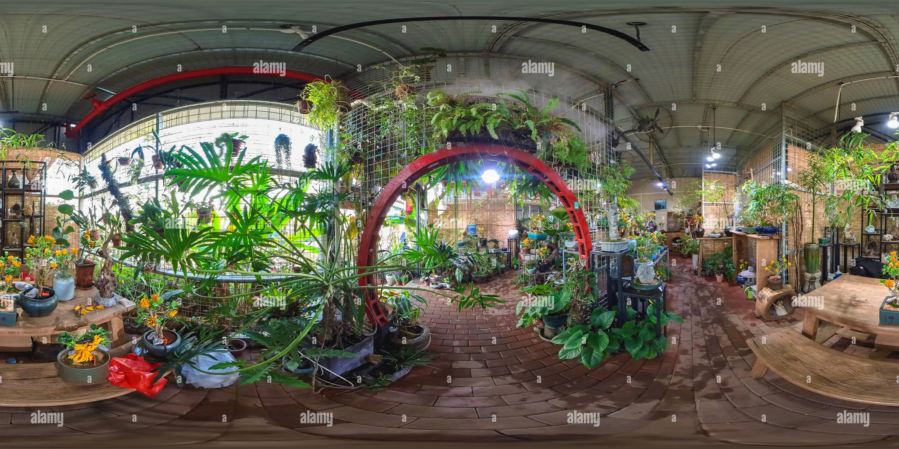 360 Grad Panorama Ansicht von Gartengeschäft