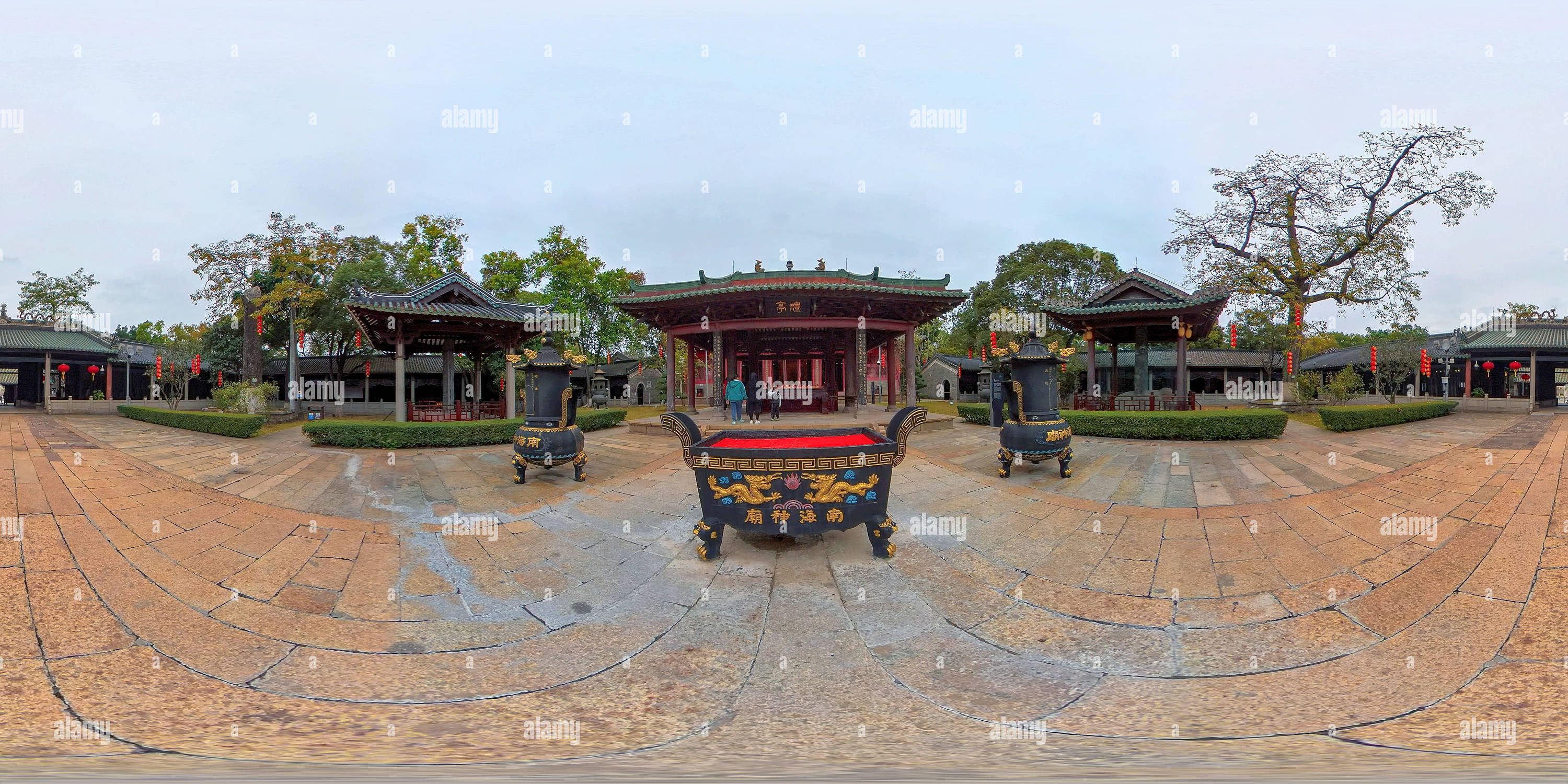 360 Grad Panorama Ansicht von Opferaltar 祭祀坛