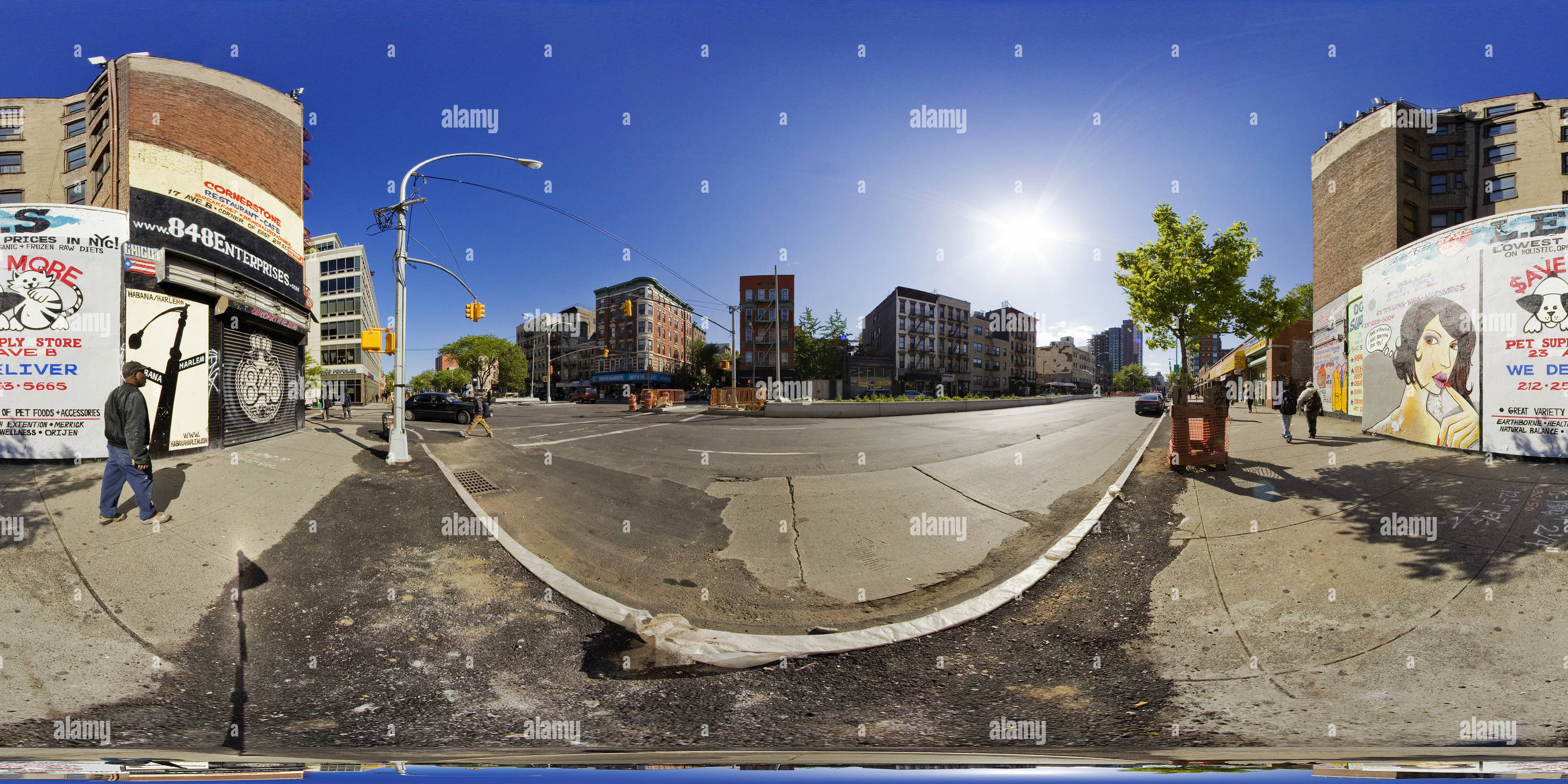 360 Grad Panorama Ansicht von Apr 2012 Houston St und Ave. B