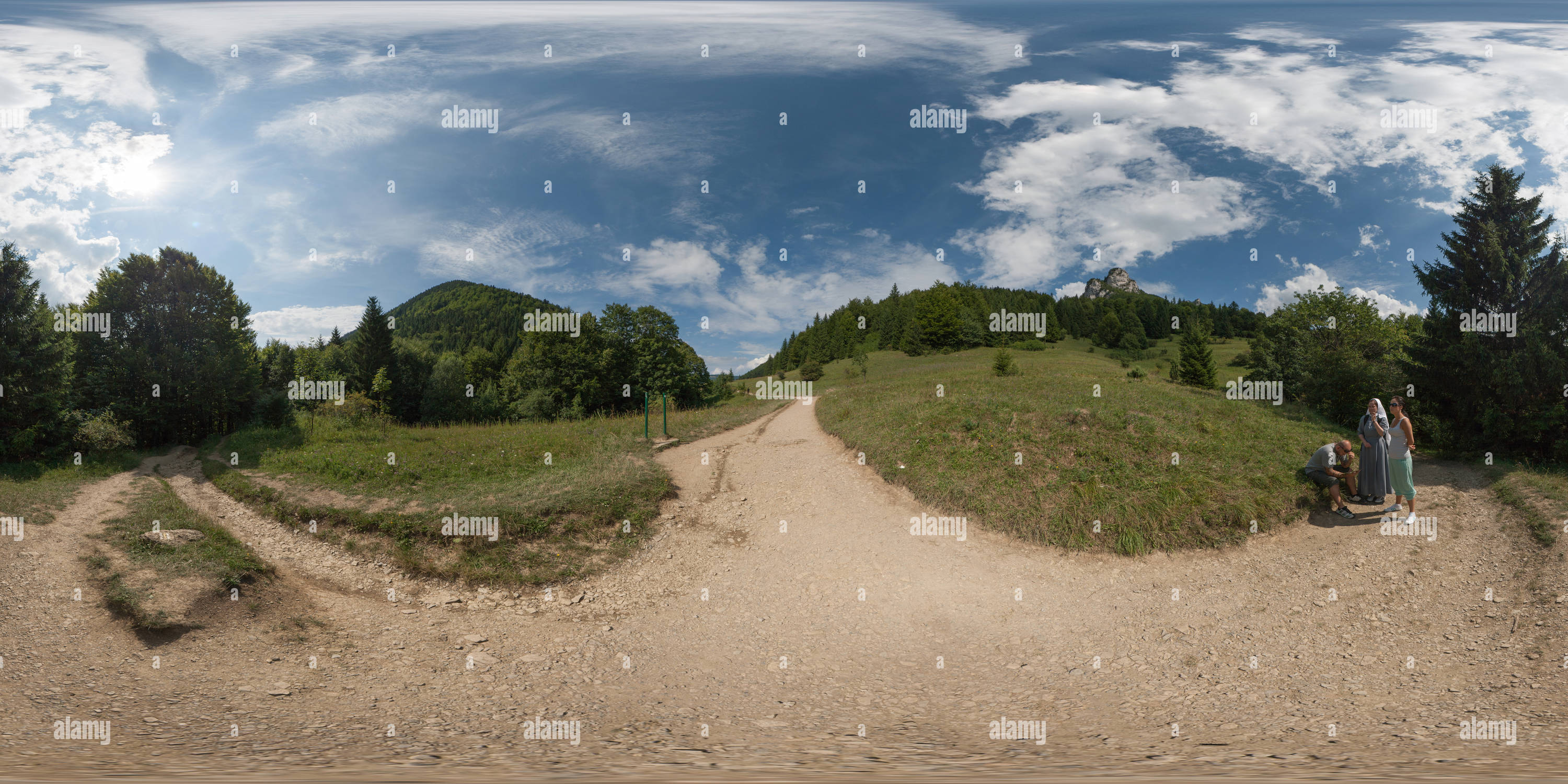 360 Grad Panorama Ansicht von Unter Vrch Podžiar