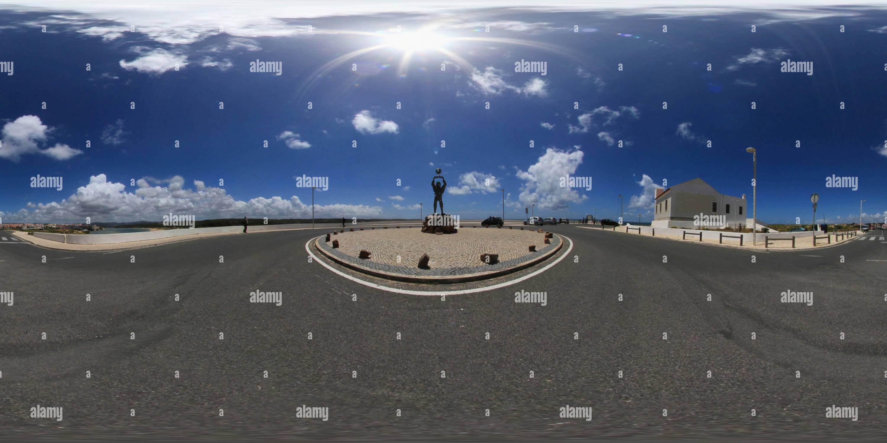 360 Grad Panorama Ansicht von Statue des Erzengels