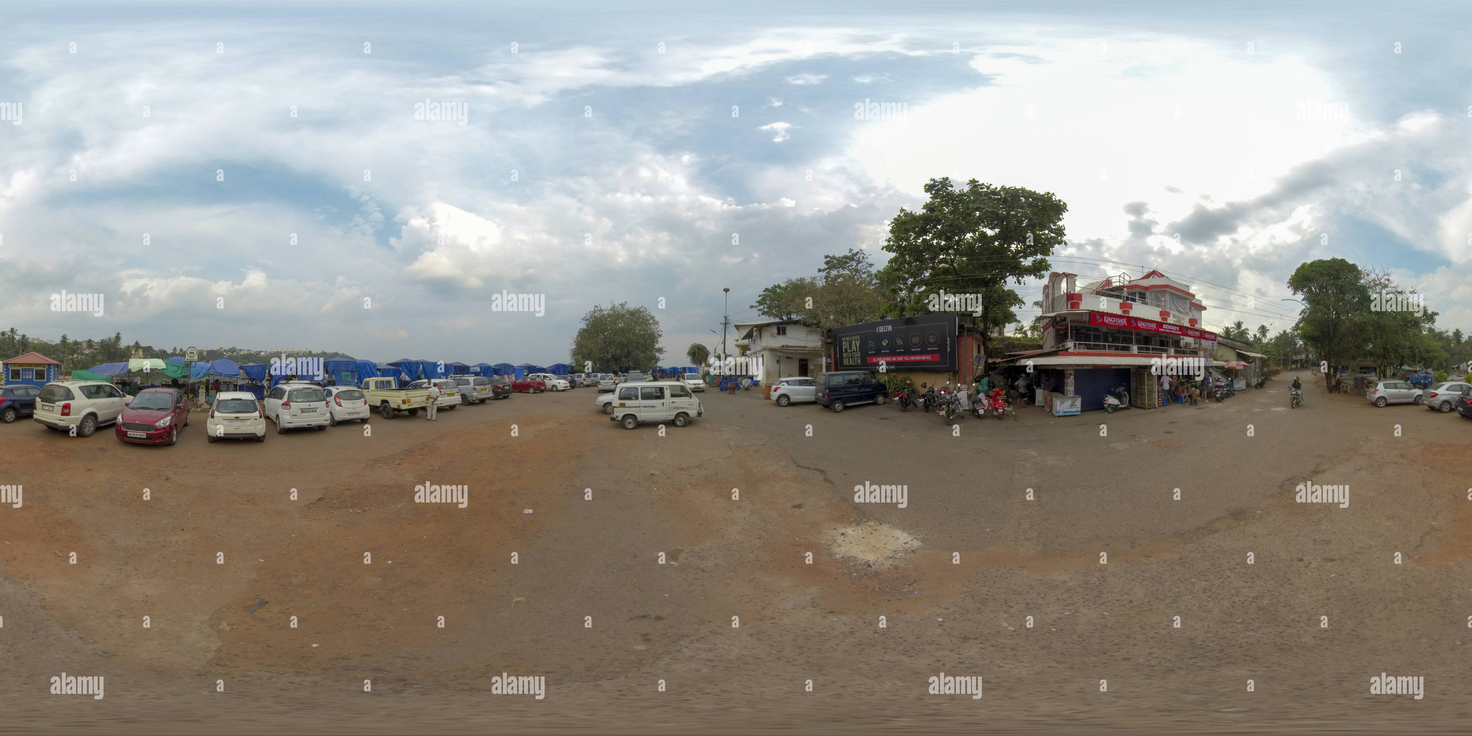 360 Grad Panorama Ansicht von Dona paula Beach