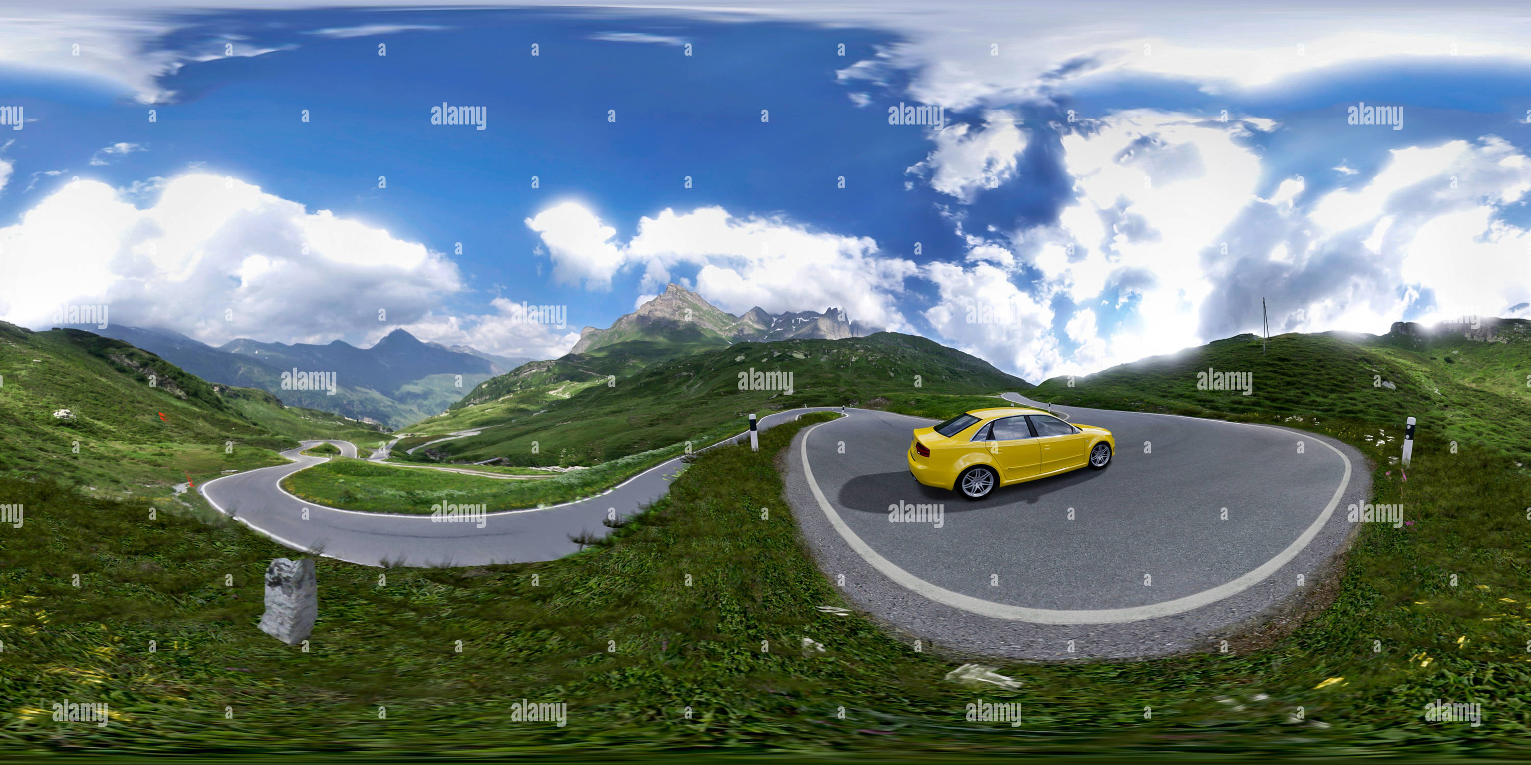 360 Grad Panorama Ansicht von Forza Motorsport Transfăgărășan