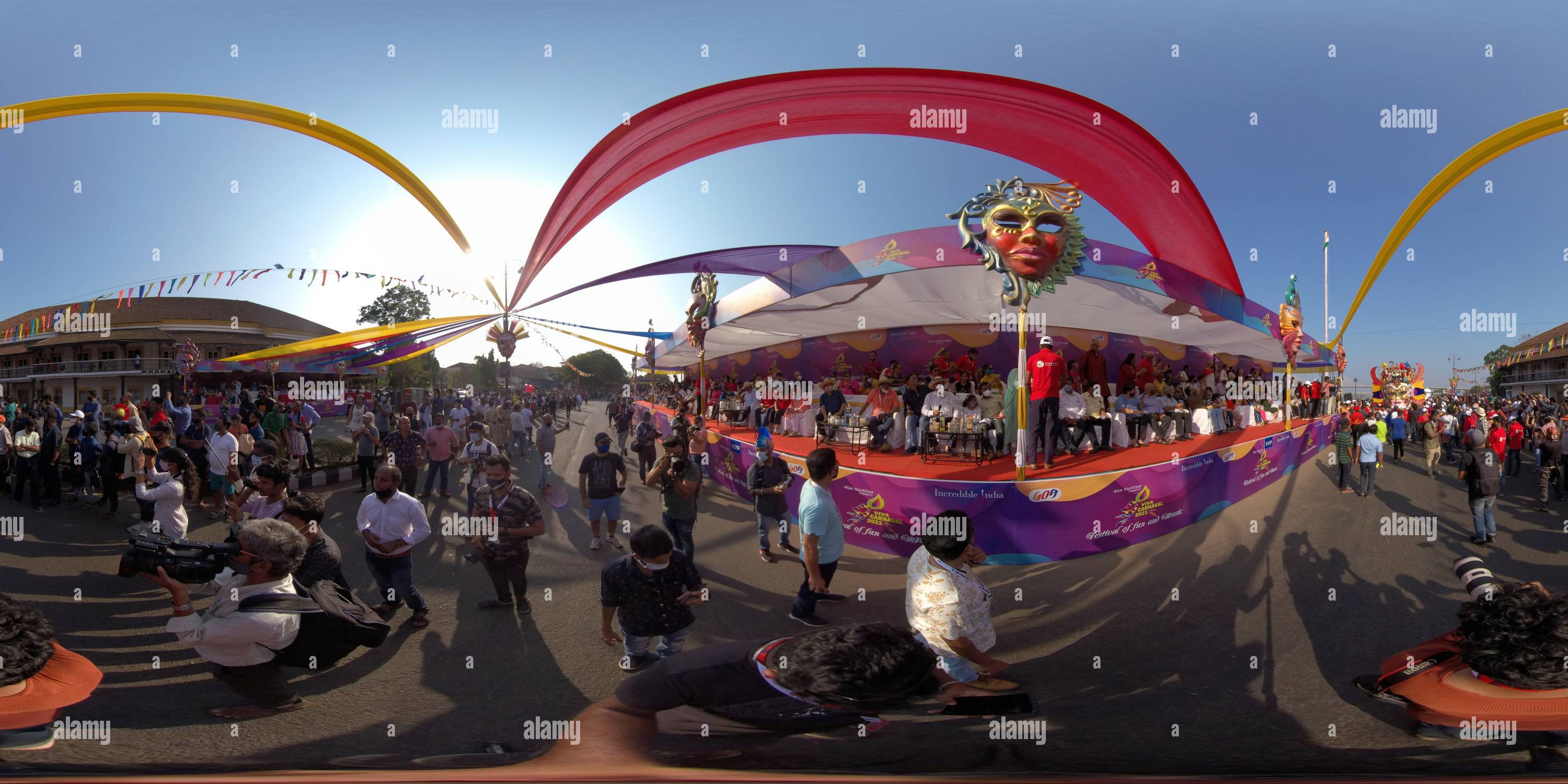 360 Grad Panorama Ansicht von Viva Carnival 2021