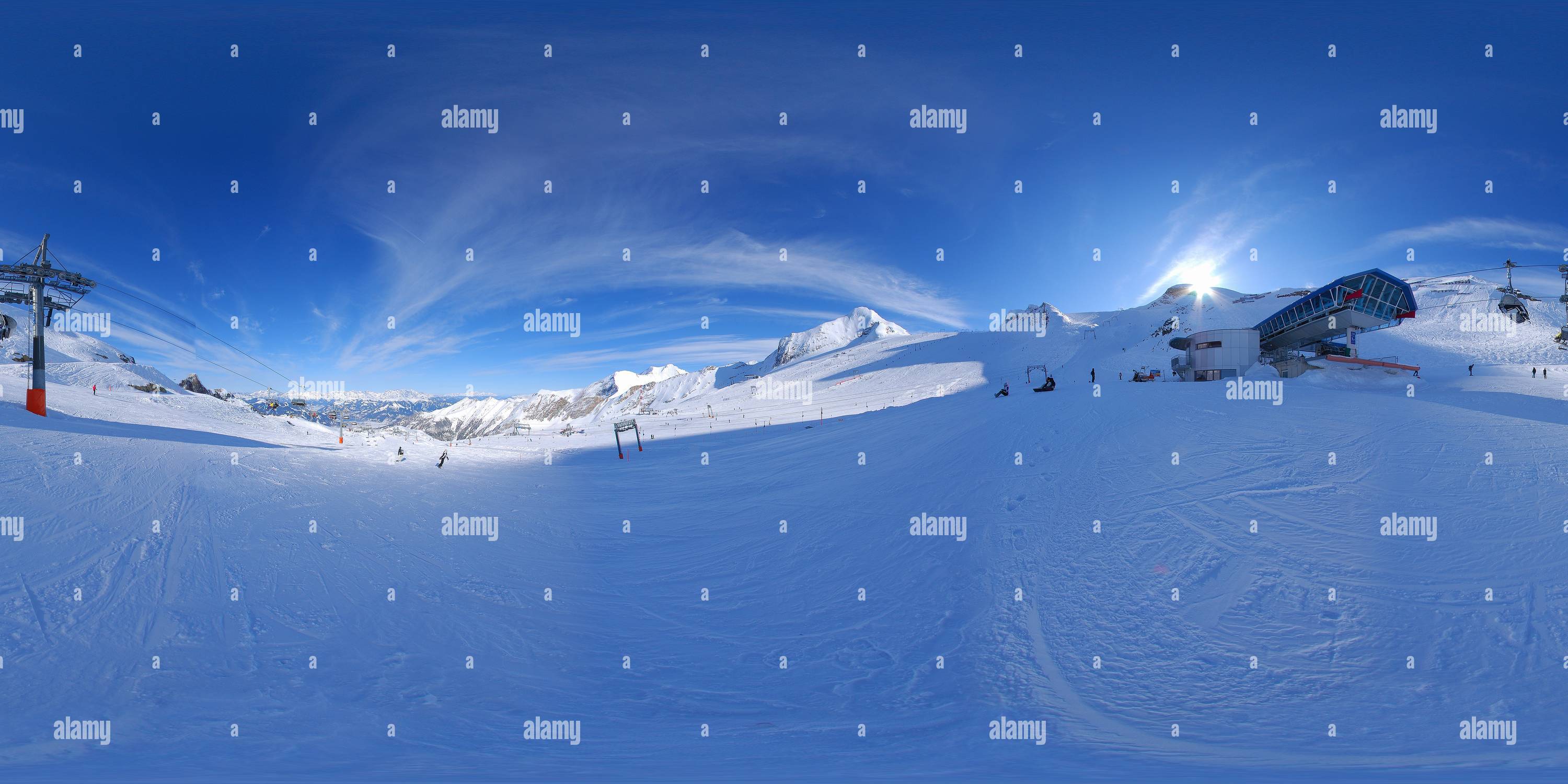 360 Grad Panorama Ansicht von Kitzsteinhorn 2600 m