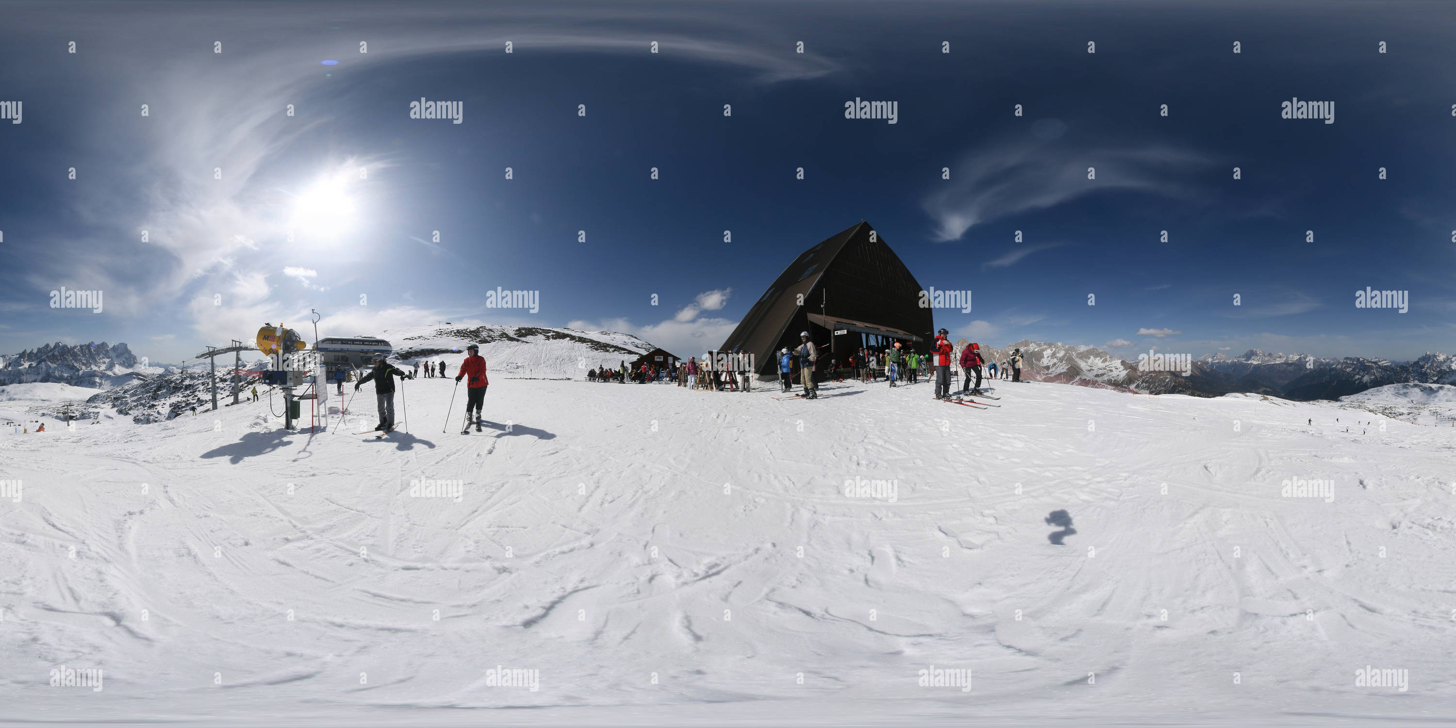 360 Grad Panorama Ansicht von Lago Cava - Oberst Margherita