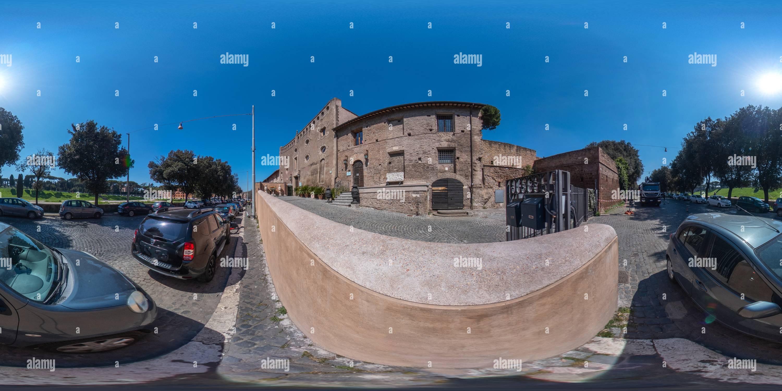 360 Grad Panorama Ansicht von Garum Kitchen Museum, Circus Maximus