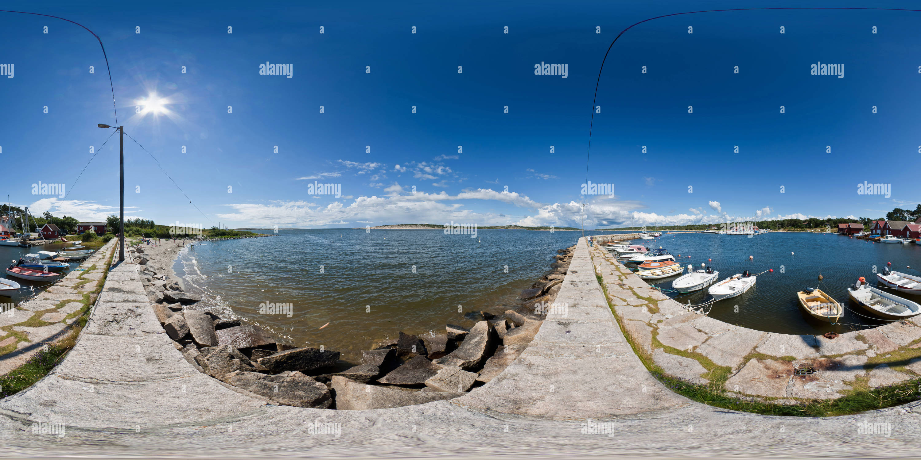 360 Grad Panorama Ansicht von Brattestø