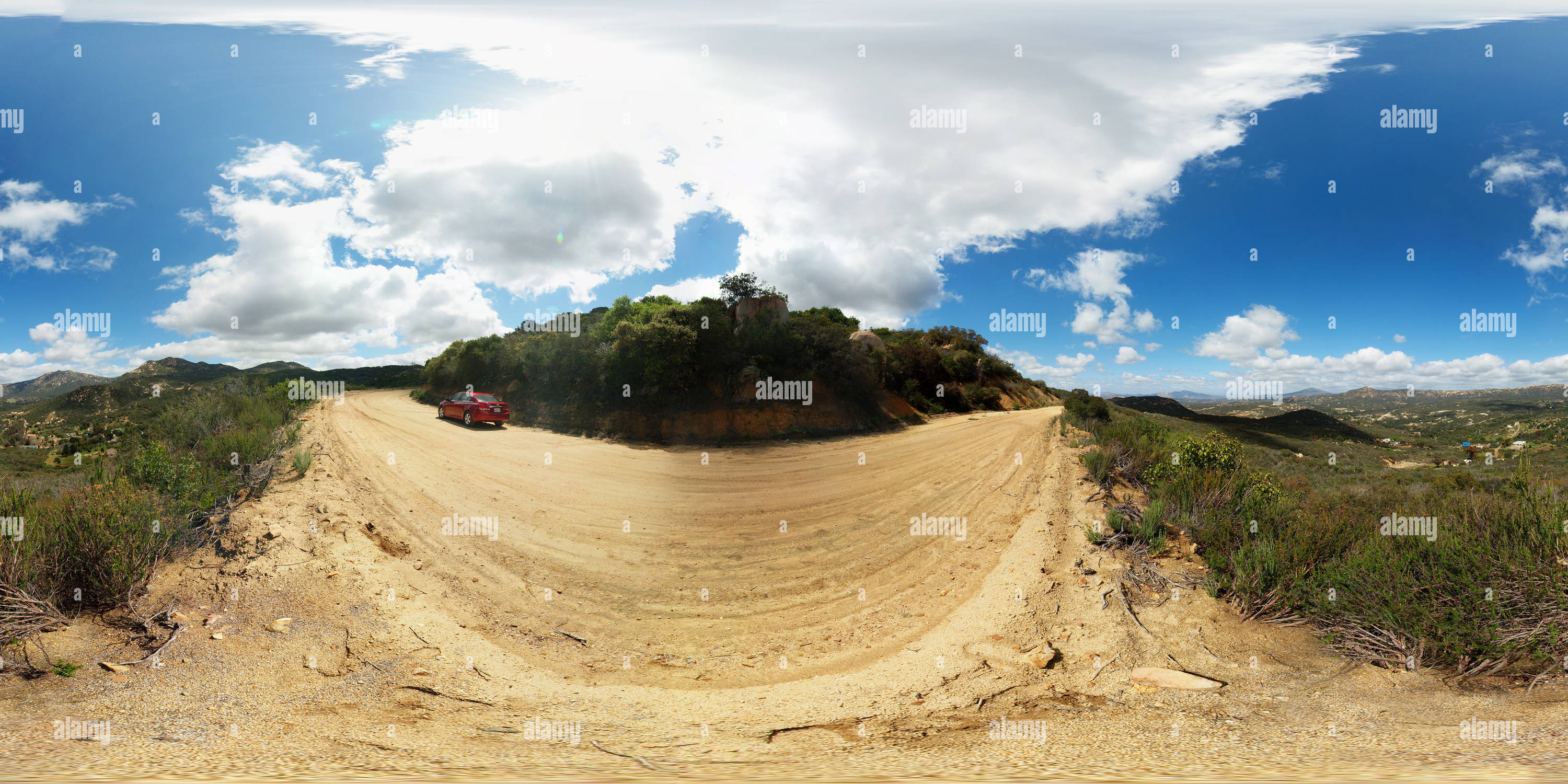 360 Grad Panorama Ansicht von Mark Lee Drive, Jumal, Südkalifornien