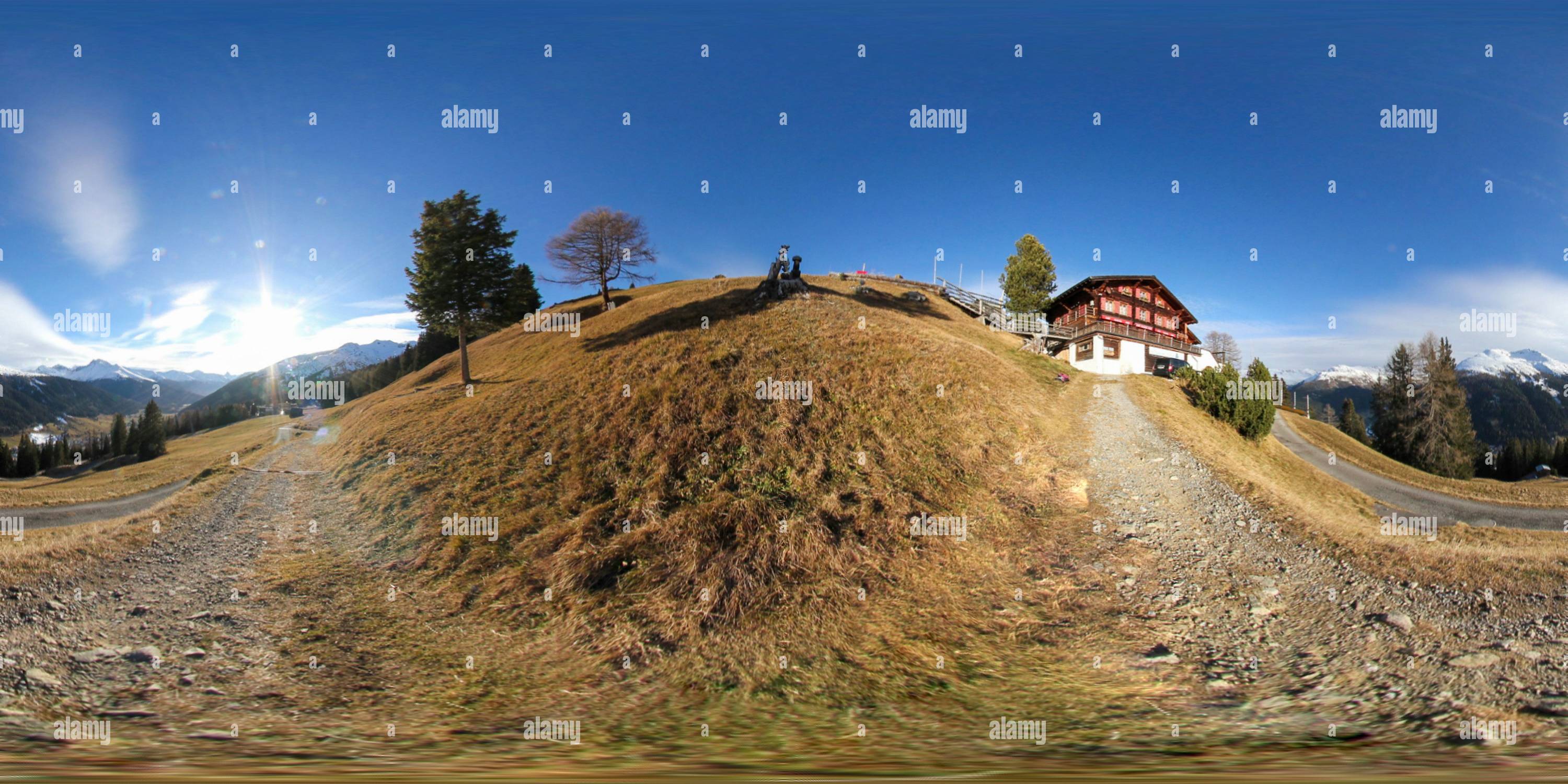 360 Grad Panorama Ansicht von Strela Alp