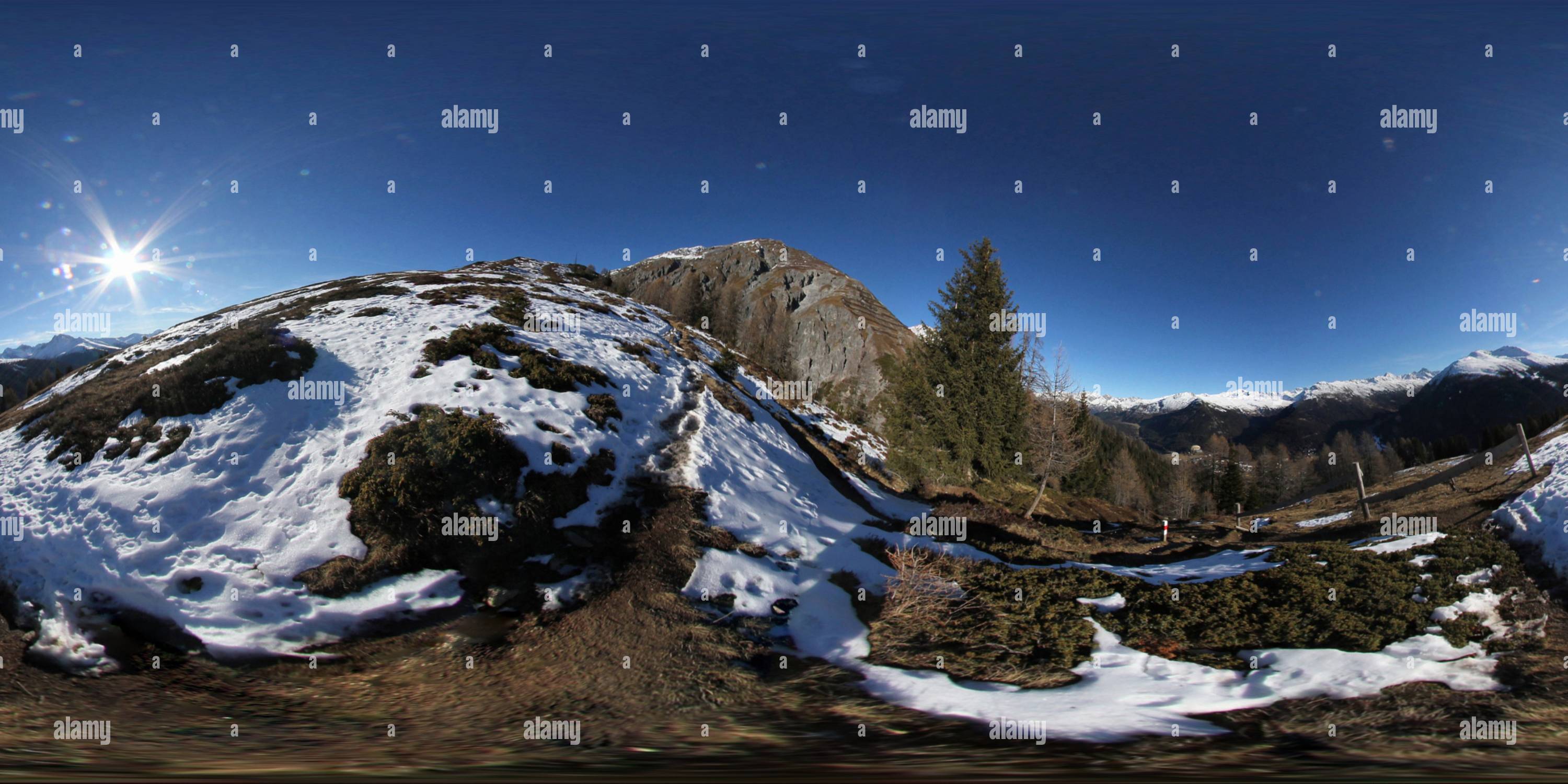 360 Grad Panorama Ansicht von Nahe Schiahorn 1