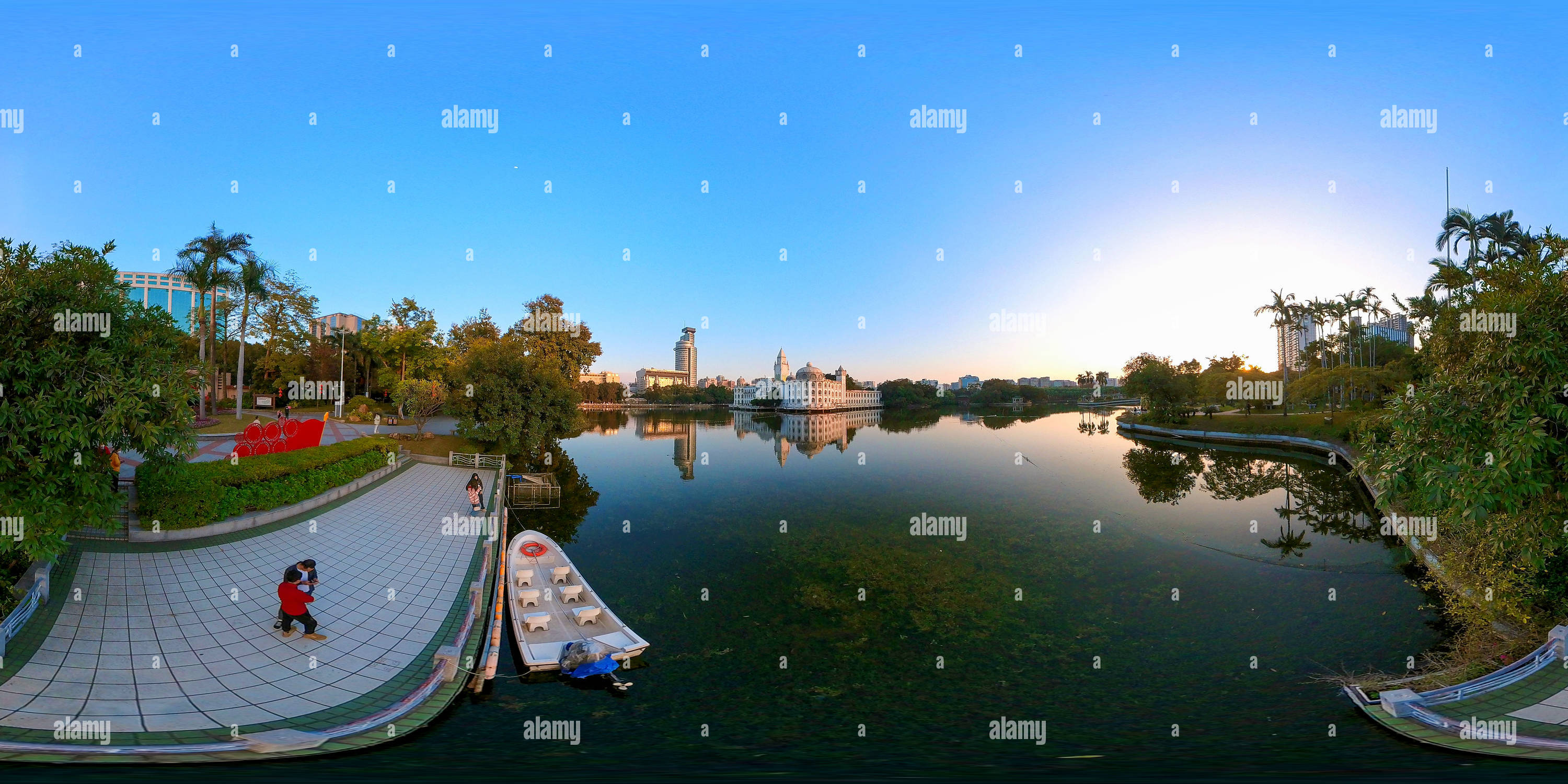 360 Grad Panorama Ansicht von Liuhua Park 5 流花公园5
