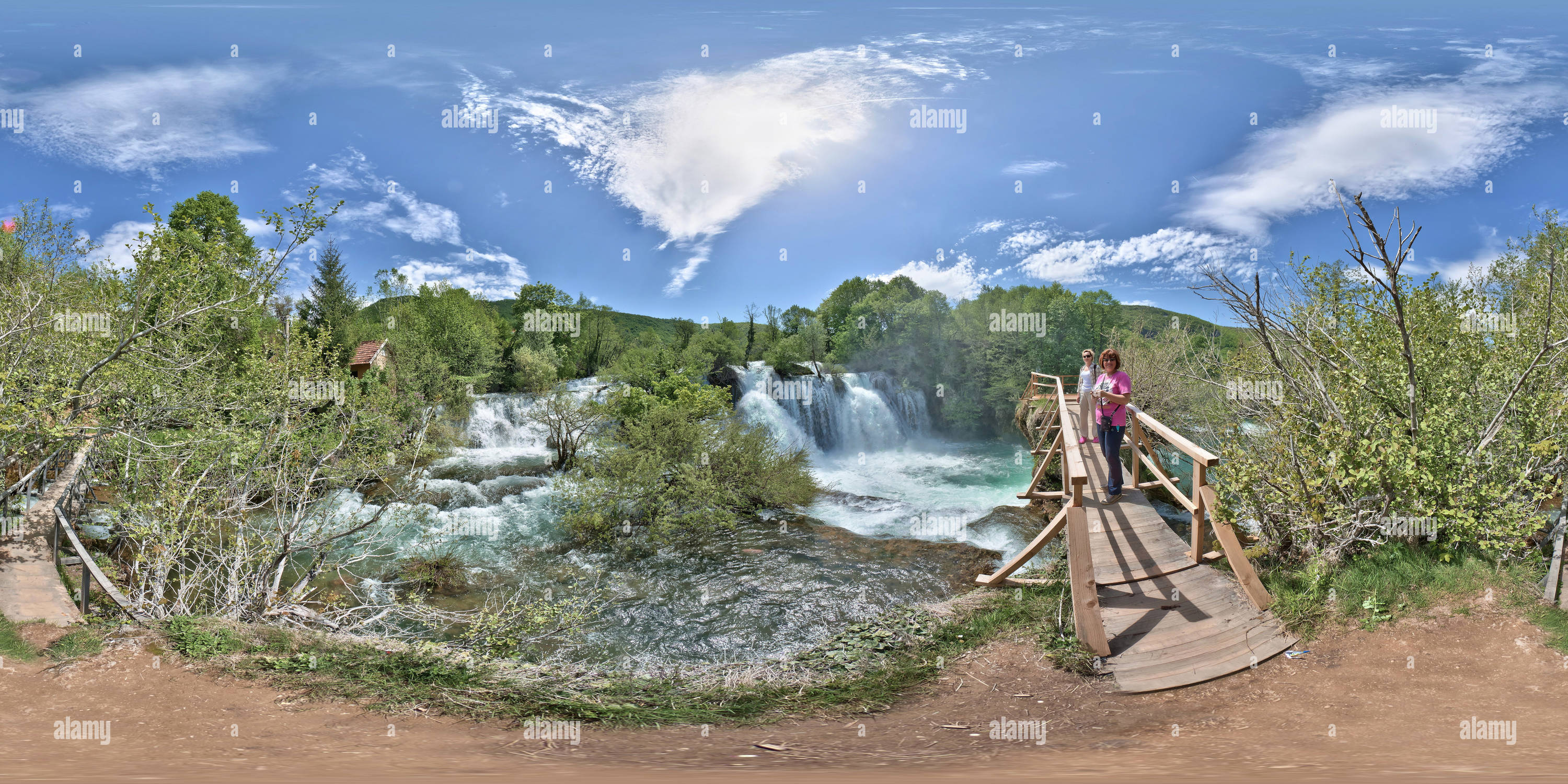 360 Grad Panorama Ansicht von Veliki Buk Martin Brod