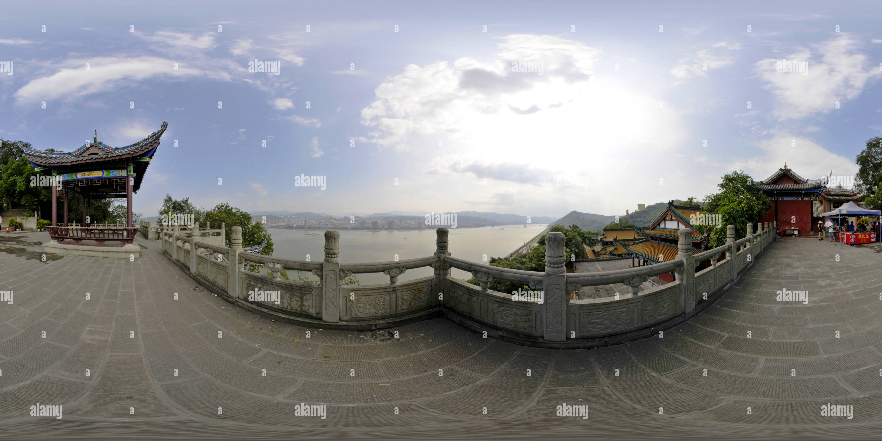 360 Grad Panorama Ansicht von Neue Stadt Fengdu (1176) 丰都新城