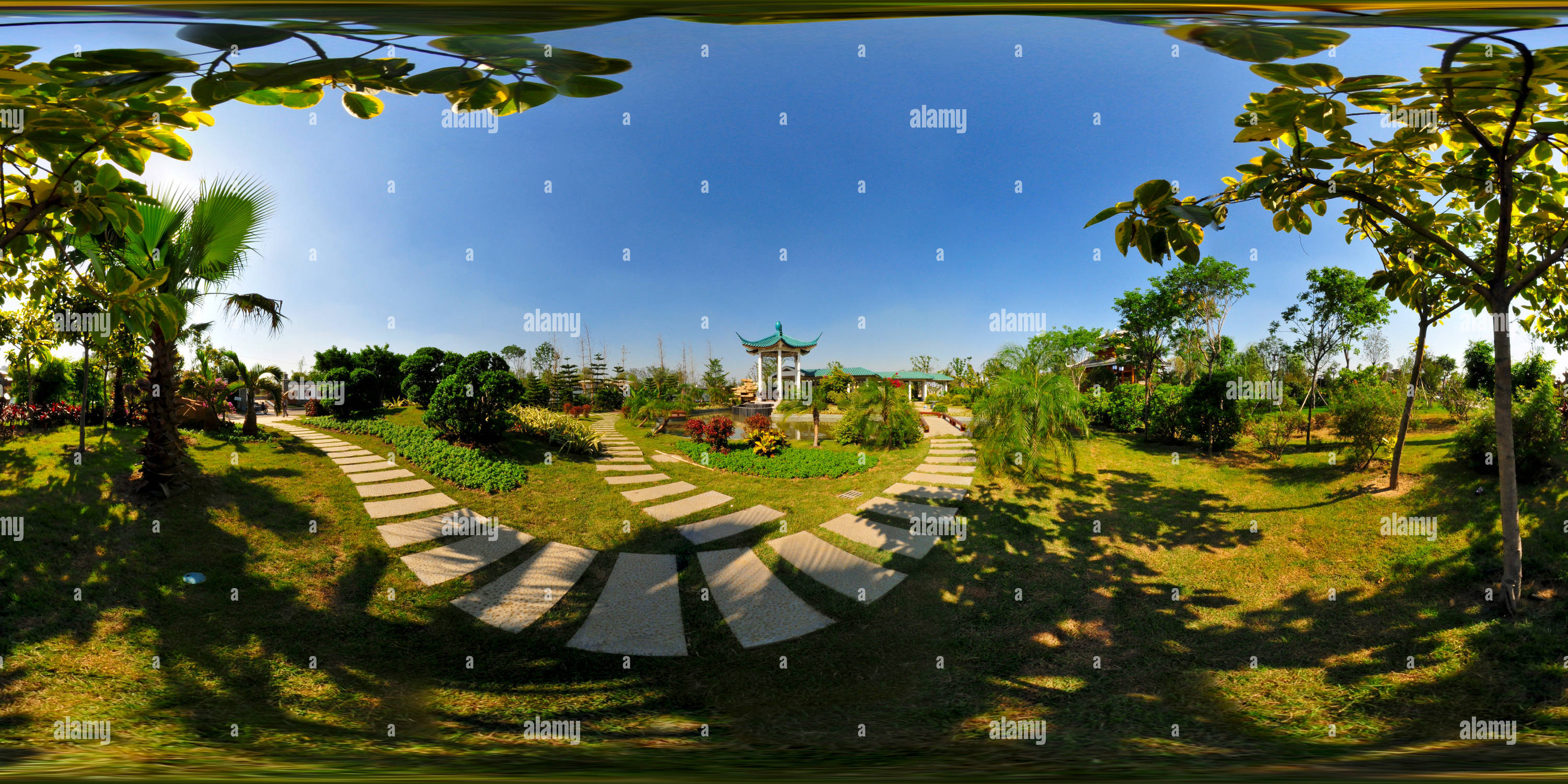 360 Grad Panorama Ansicht von China Flower Expo 8., Guangdong Garden粤翠园 (265)