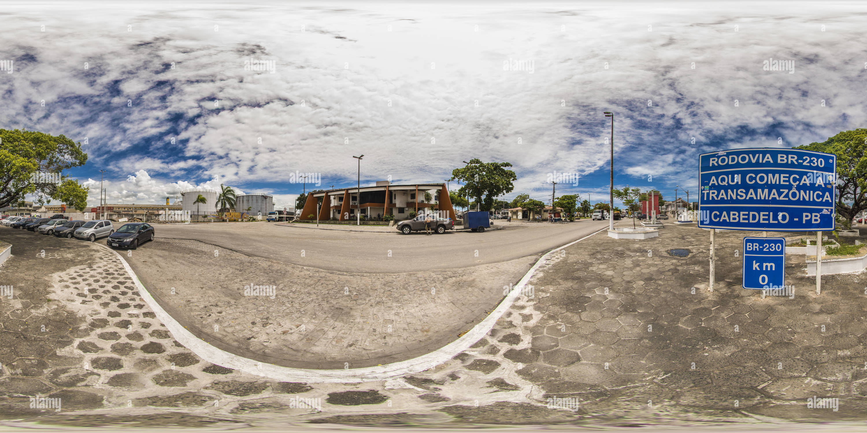360 Grad Panorama Ansicht von Inicio da estrada TransAmazônica